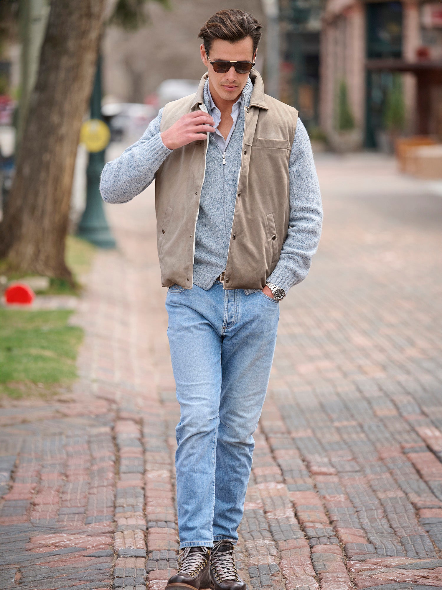 Suede Vest – Gorsuch