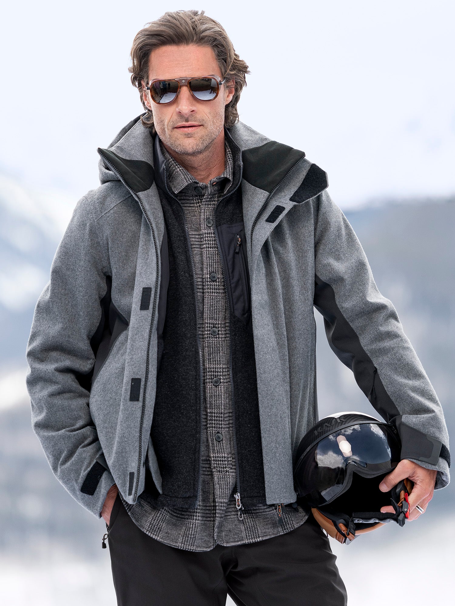Indren Tec Cashmere Ski Jacket