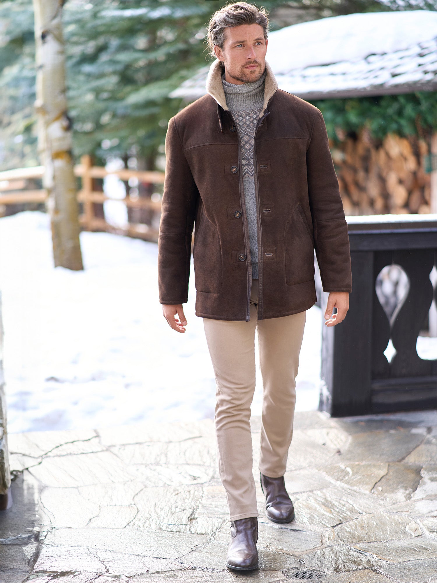 Fin Reversible Shearling Coat – Gorsuch