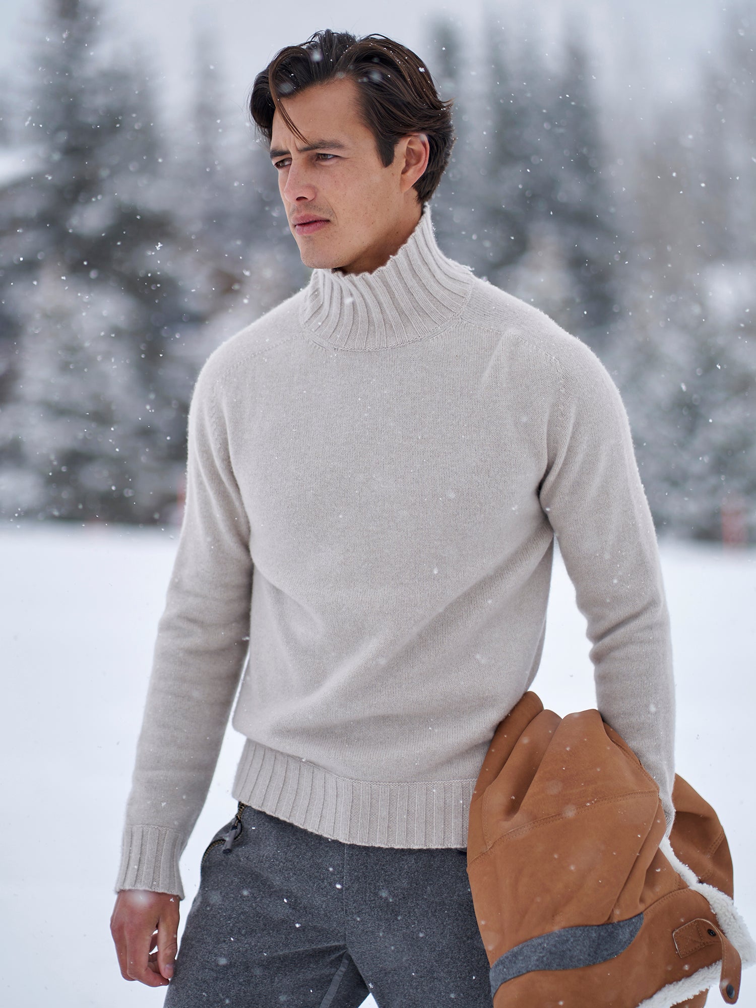 cashmere turtleneck sweater