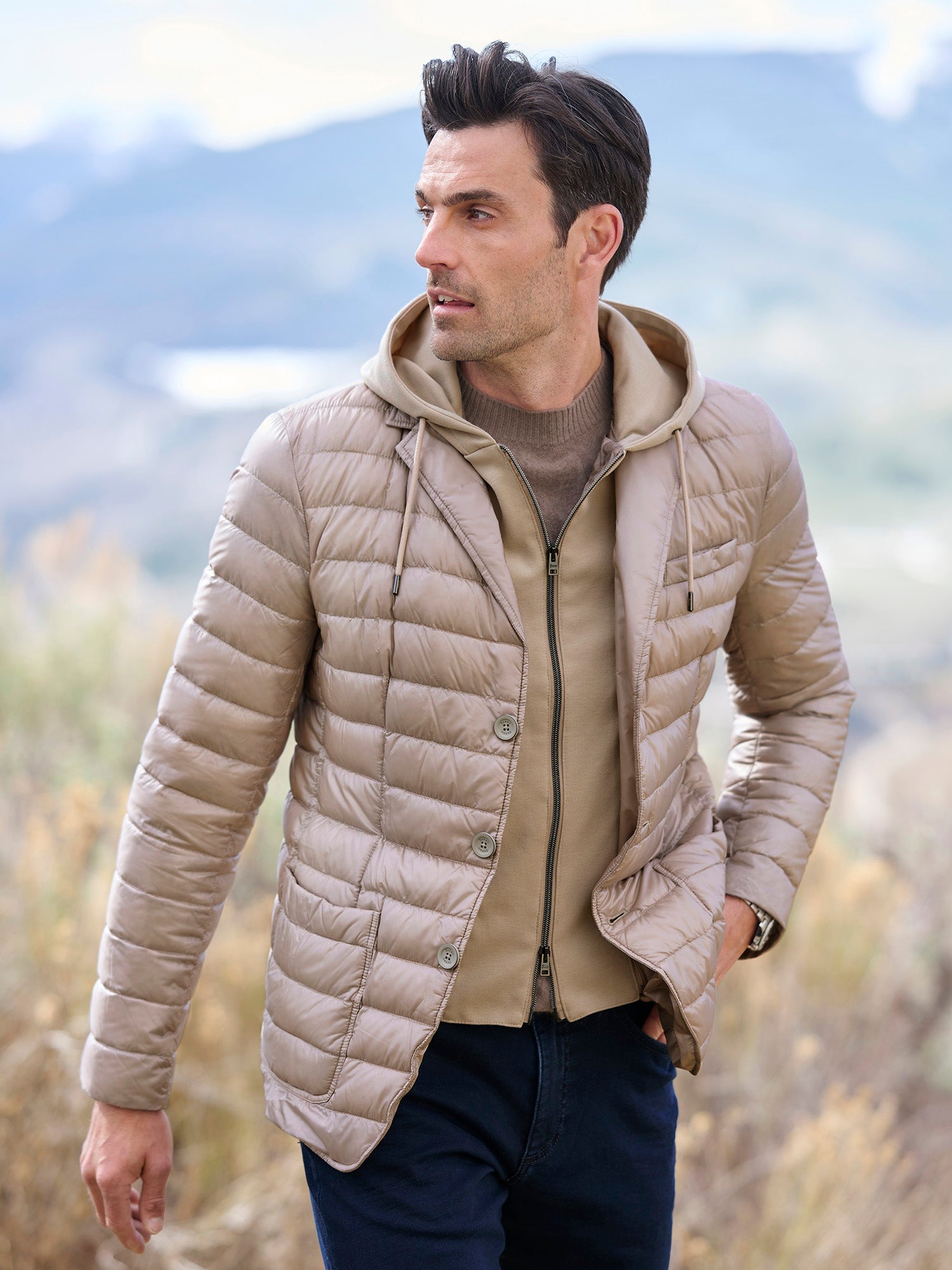 JHM Herno ネイビー ジャケット　40 JHM Herno ネイビー ジャケット 40 Herno men's clothing