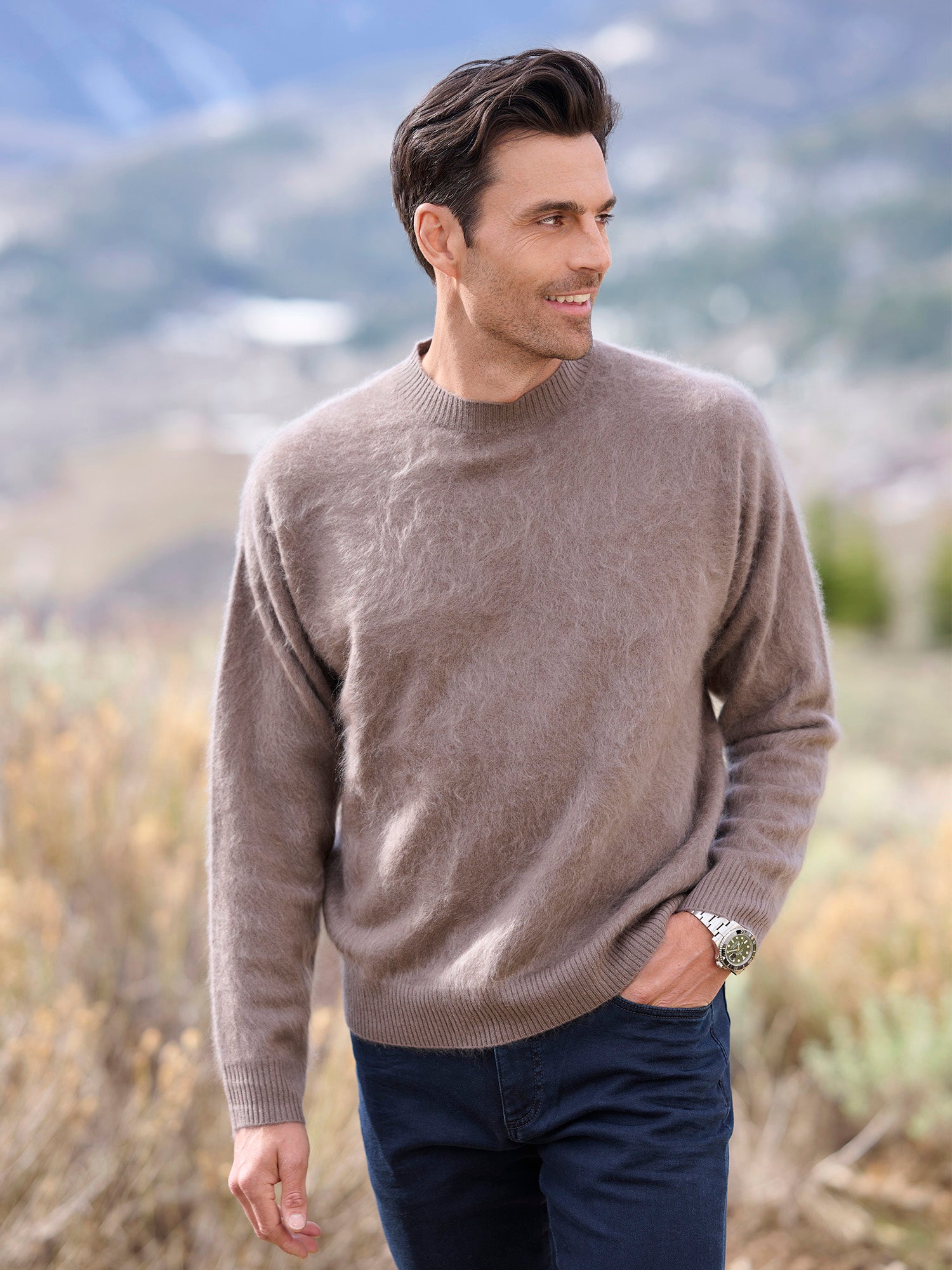 Tommy Brushed Cashmere Sweater – Gorsuch