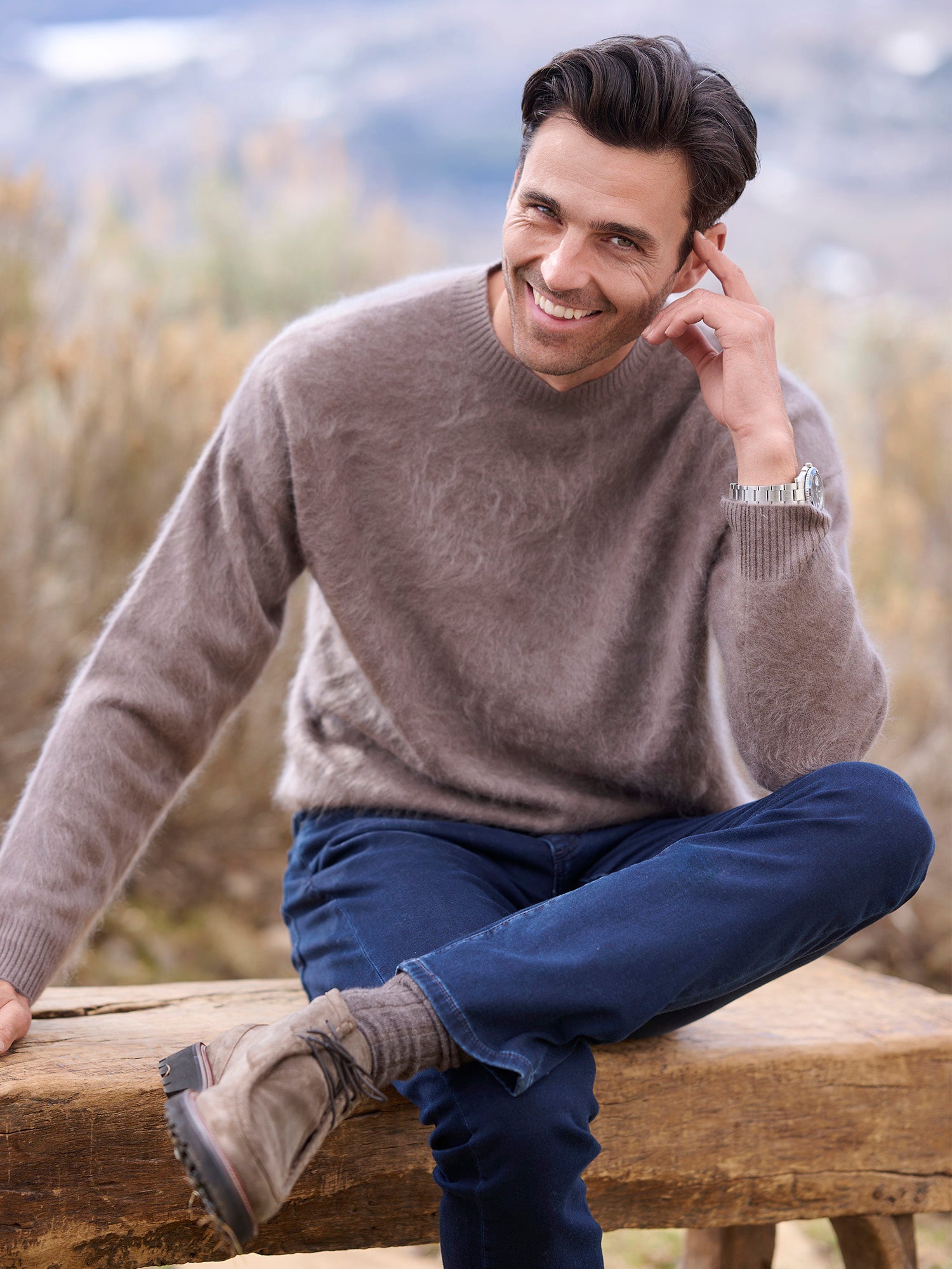 Tommy Brushed Cashmere Sweater – Gorsuch