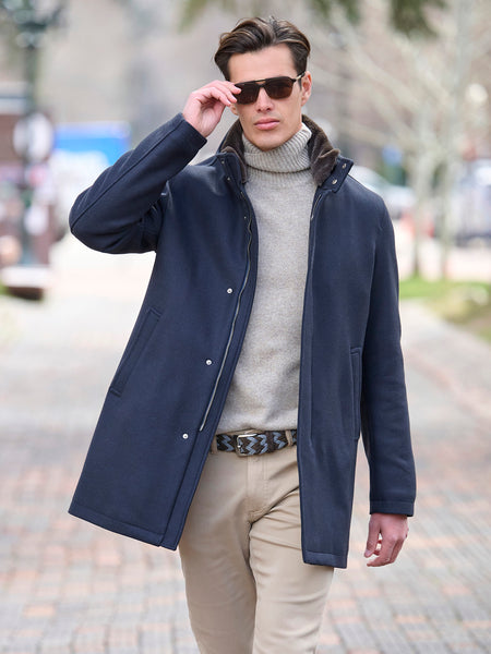 ジャケット・アウター CAROL SHOPPE GRANPA WOOL COAT NAVY M10_HERNO_GINO_CAR_NVY_010-708