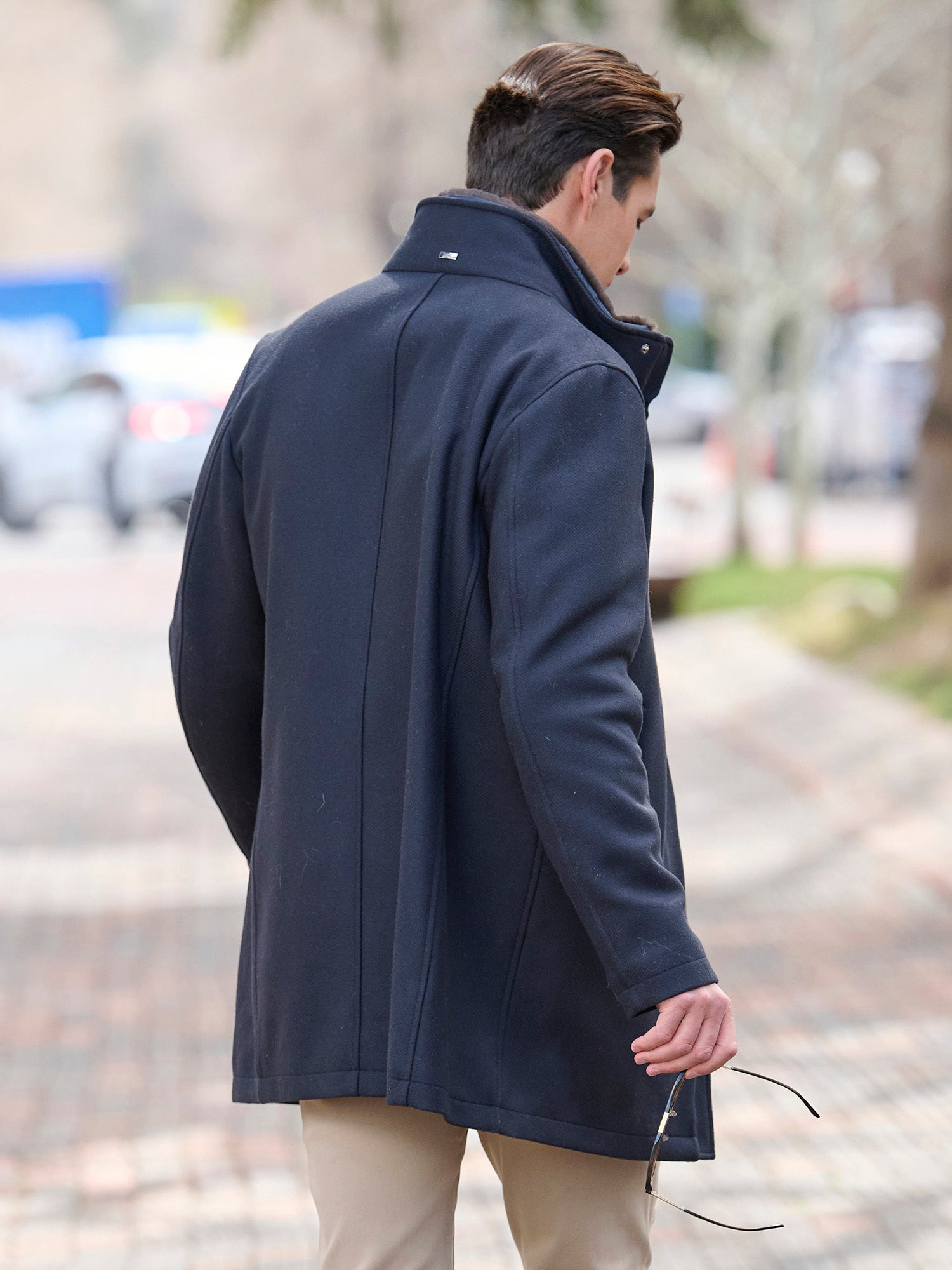 ジャケット・アウター carol shoppe GRANPA WOOL COAT IN KHAKI Wallis Oversized Grandpa Coat, Pecan – SourceUnknown