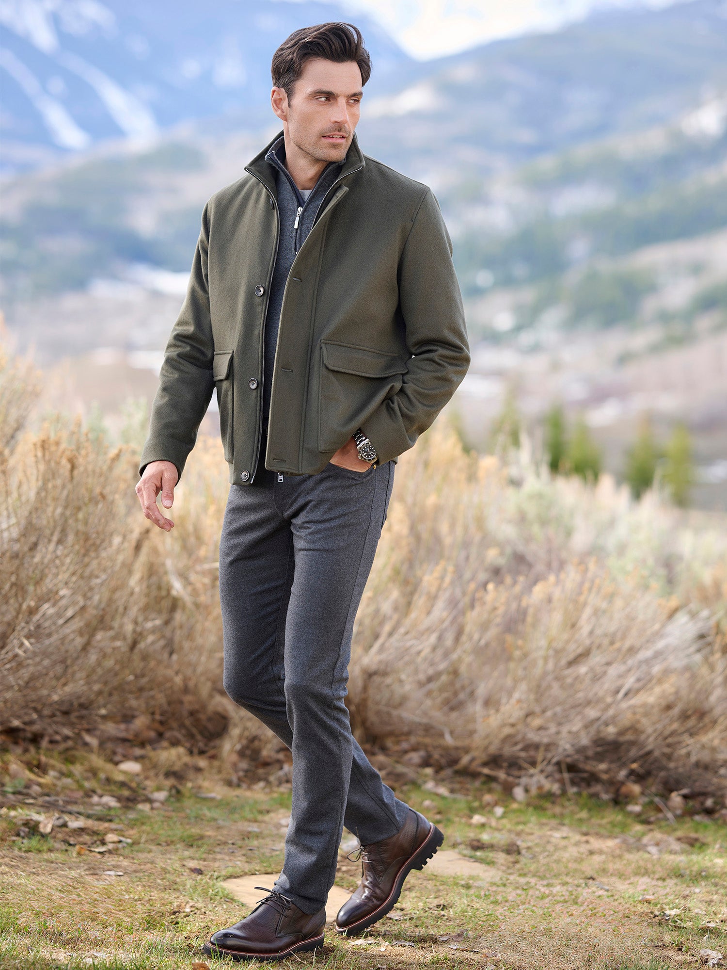 James Cashmere Bomber Jacket – Gorsuch