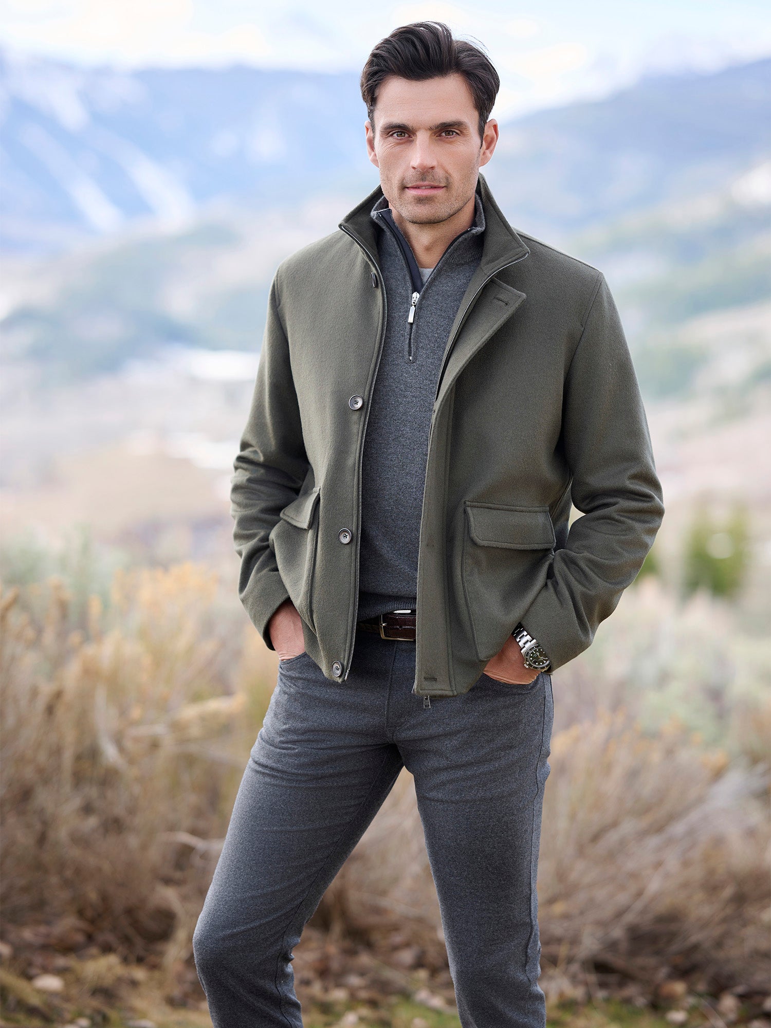 James Cashmere Bomber Jacket – Gorsuch