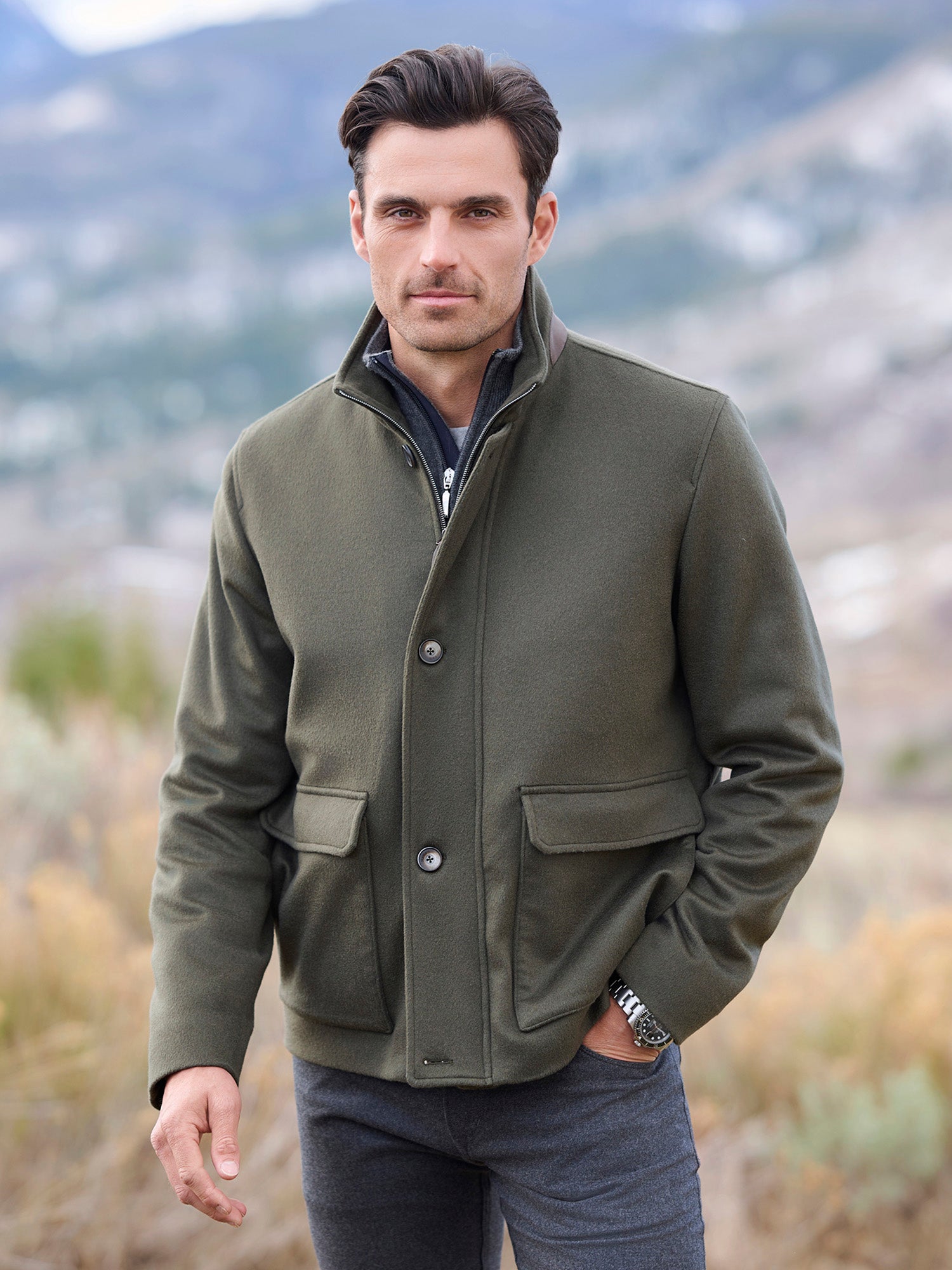 James Cashmere Bomber Jacket – Gorsuch