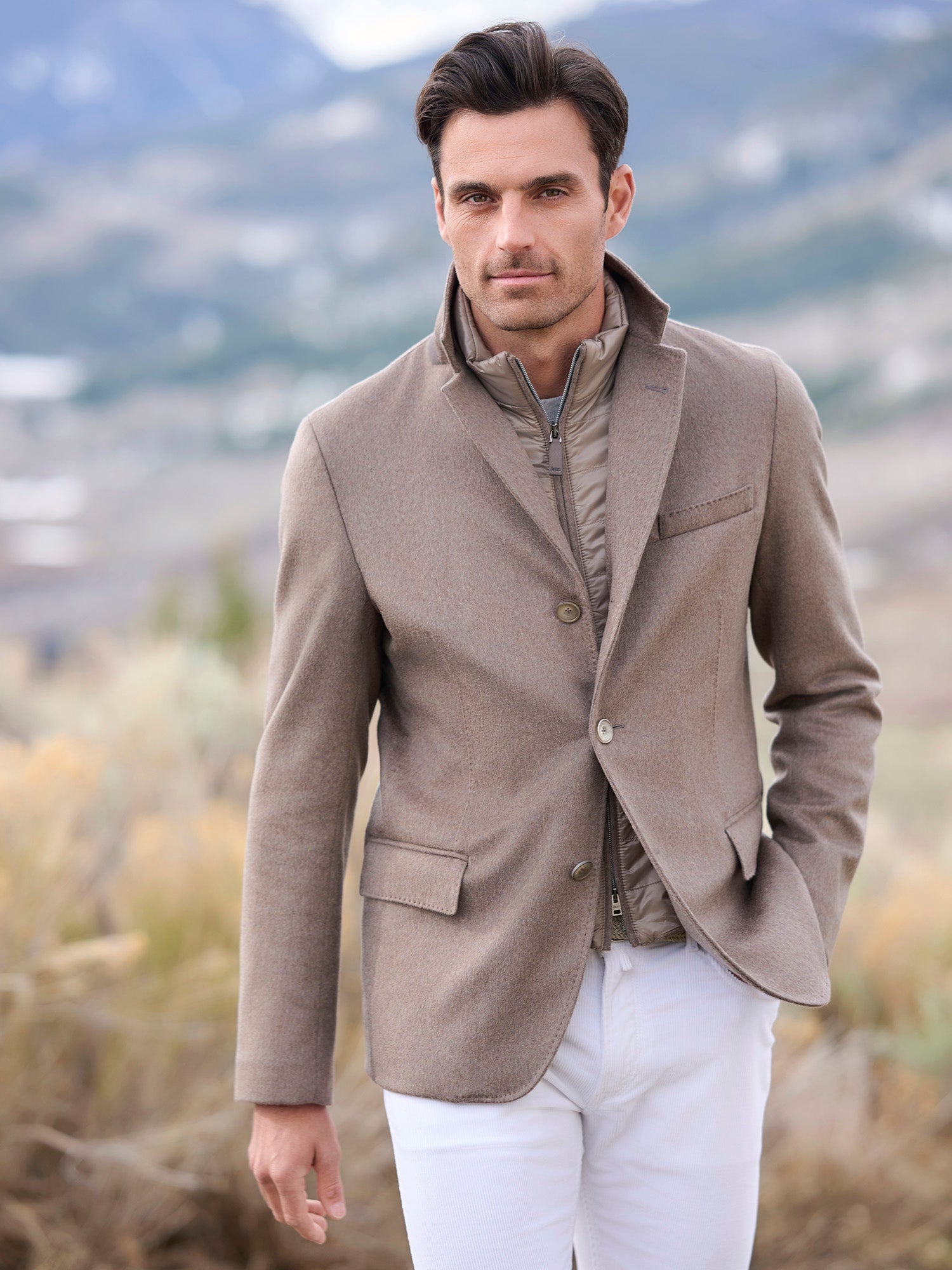 HERNO Chesterfield coat ヘルノ　チェスター　キャメル HERNO Chesterfield coat ヘルノ チェスター キャメル
