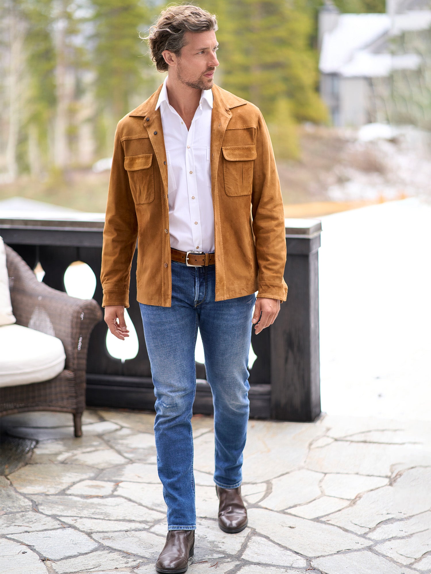 Wyatt Suede Field Jacket – Gorsuch