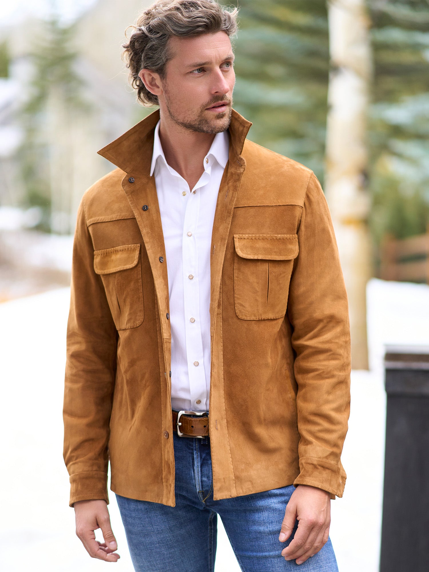 Wyatt Suede Field Jacket – Gorsuch