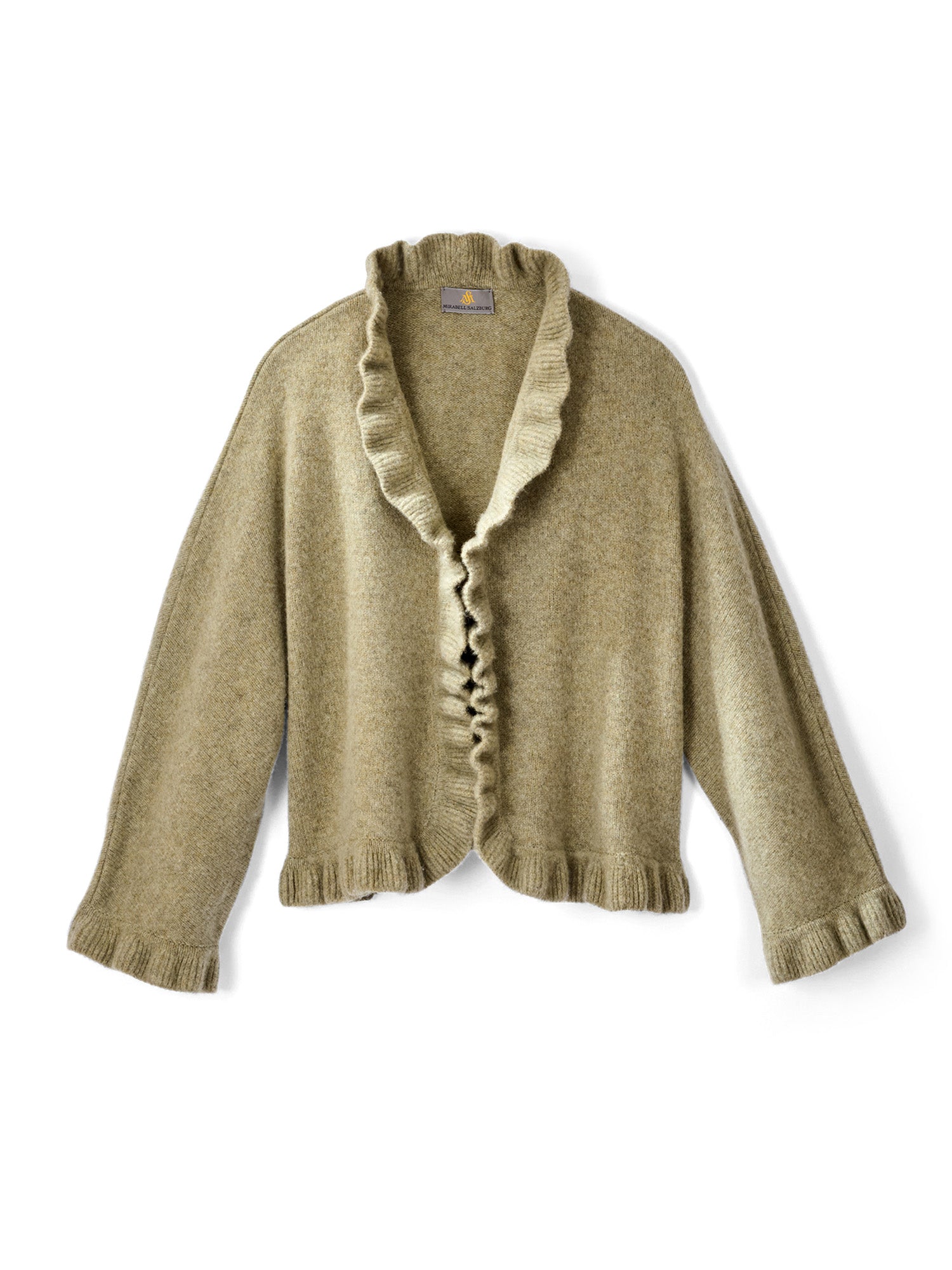 Philippa Ruffle Soft Wool Cardigan – Gorsuch