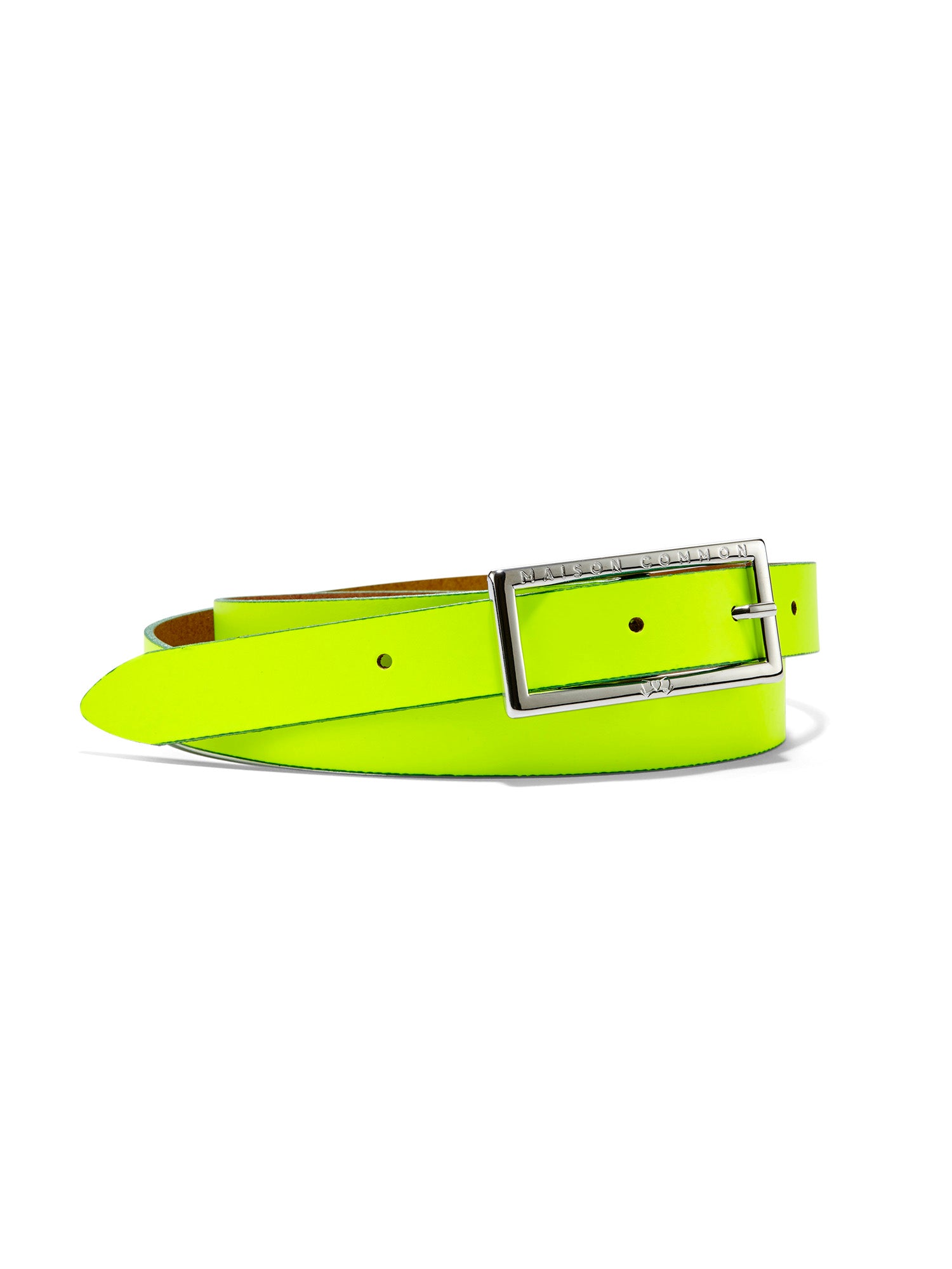 Neon Patent Leather Belt
