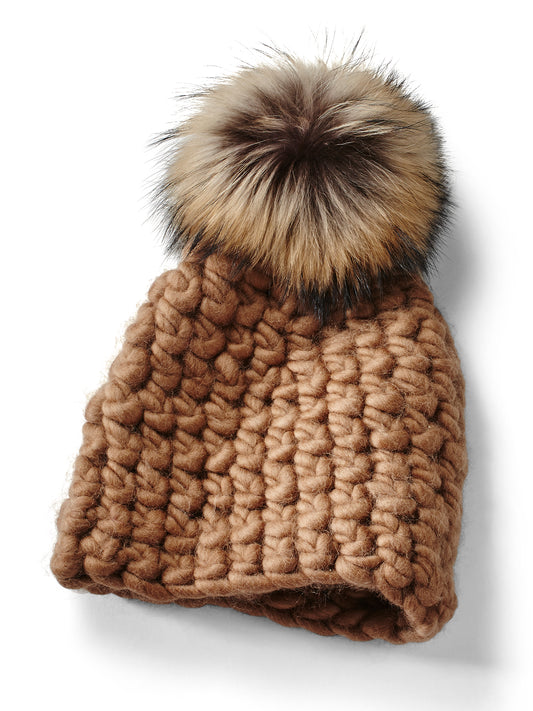 Chunky Wool Knit Hat