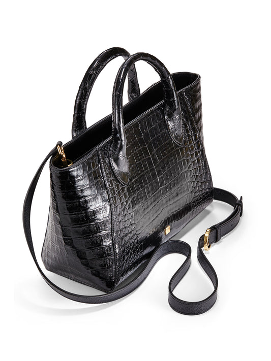 Virginia Croc Leather Bag