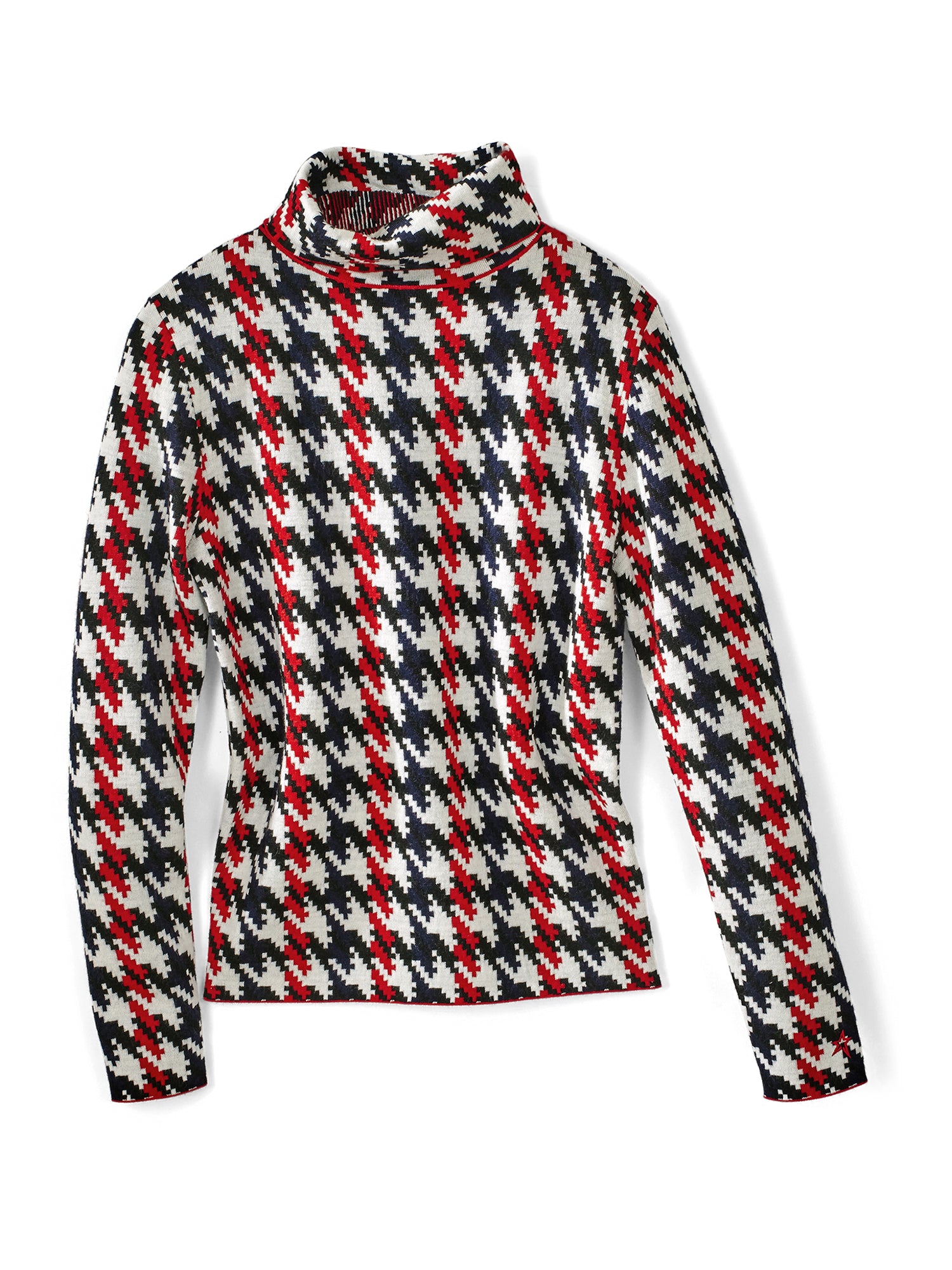 Houndstooth Ski Sweater