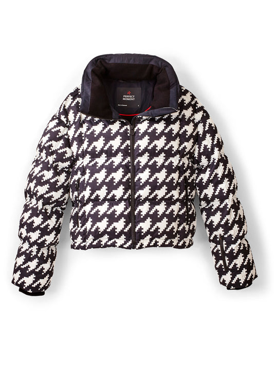 Nevada Houndstooth Down Ski Jacket