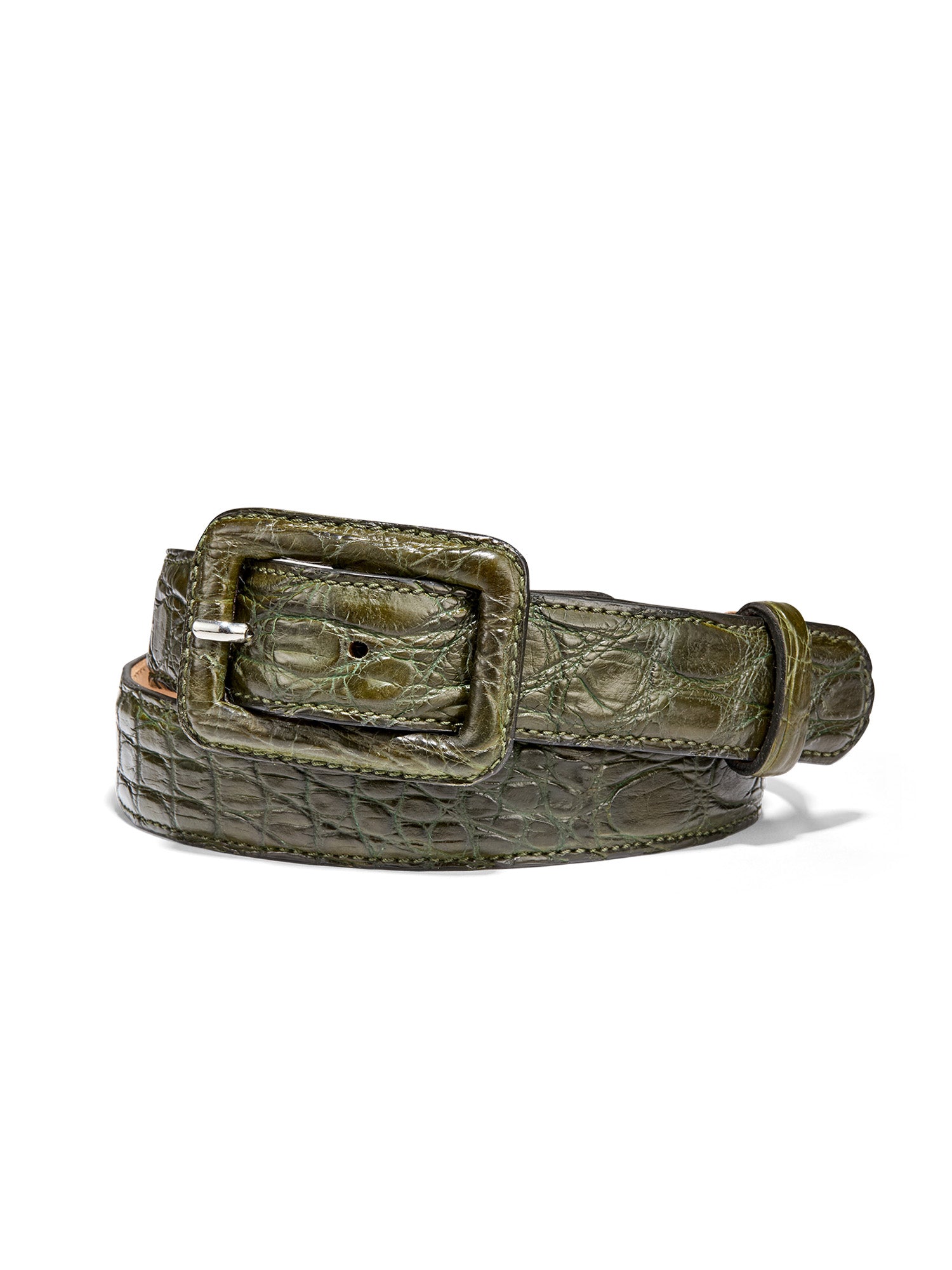 Covered Buckle Alligator Belt – Gorsuch