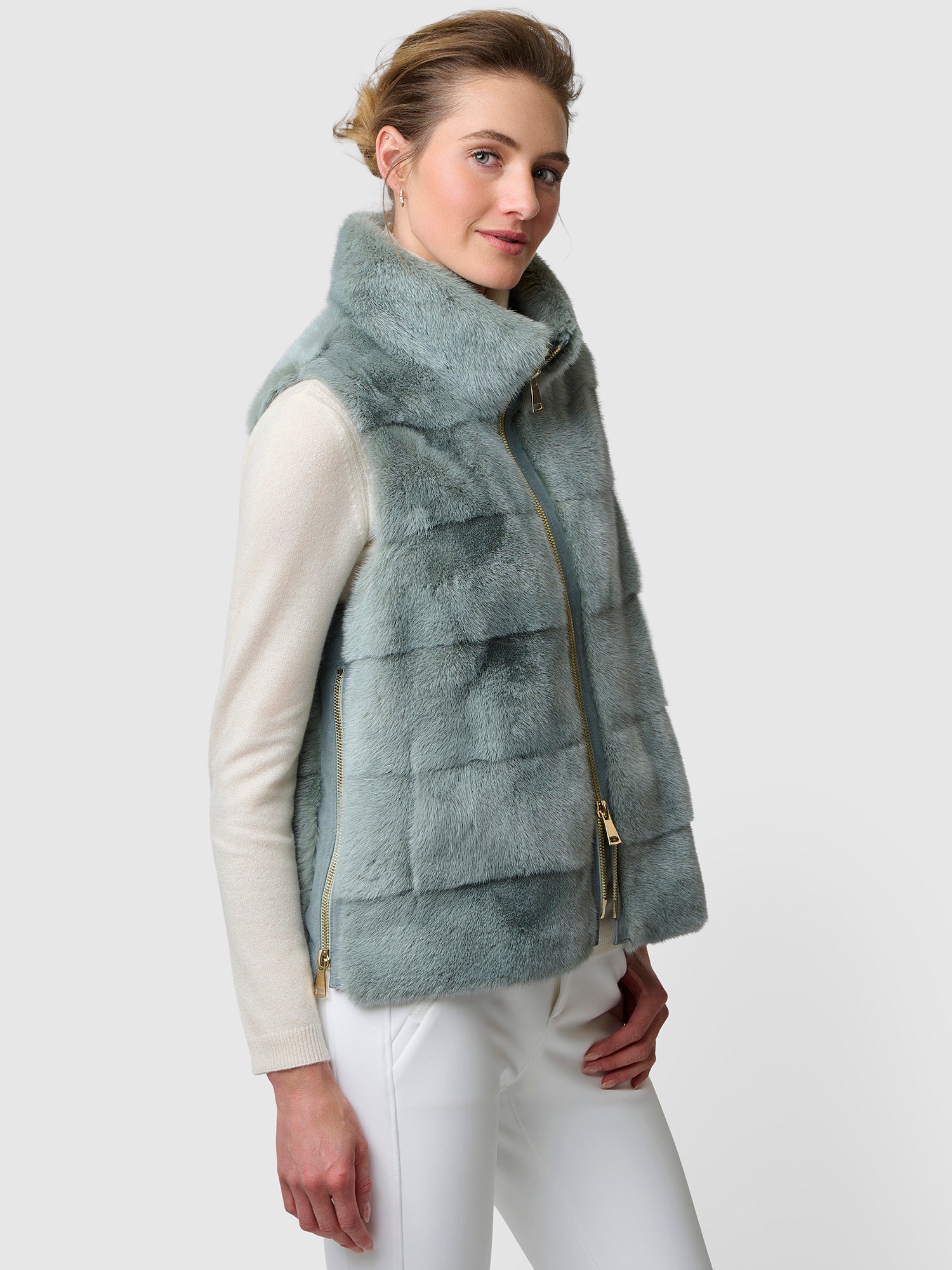 Sarah Mink Fur Vest – Gorsuch