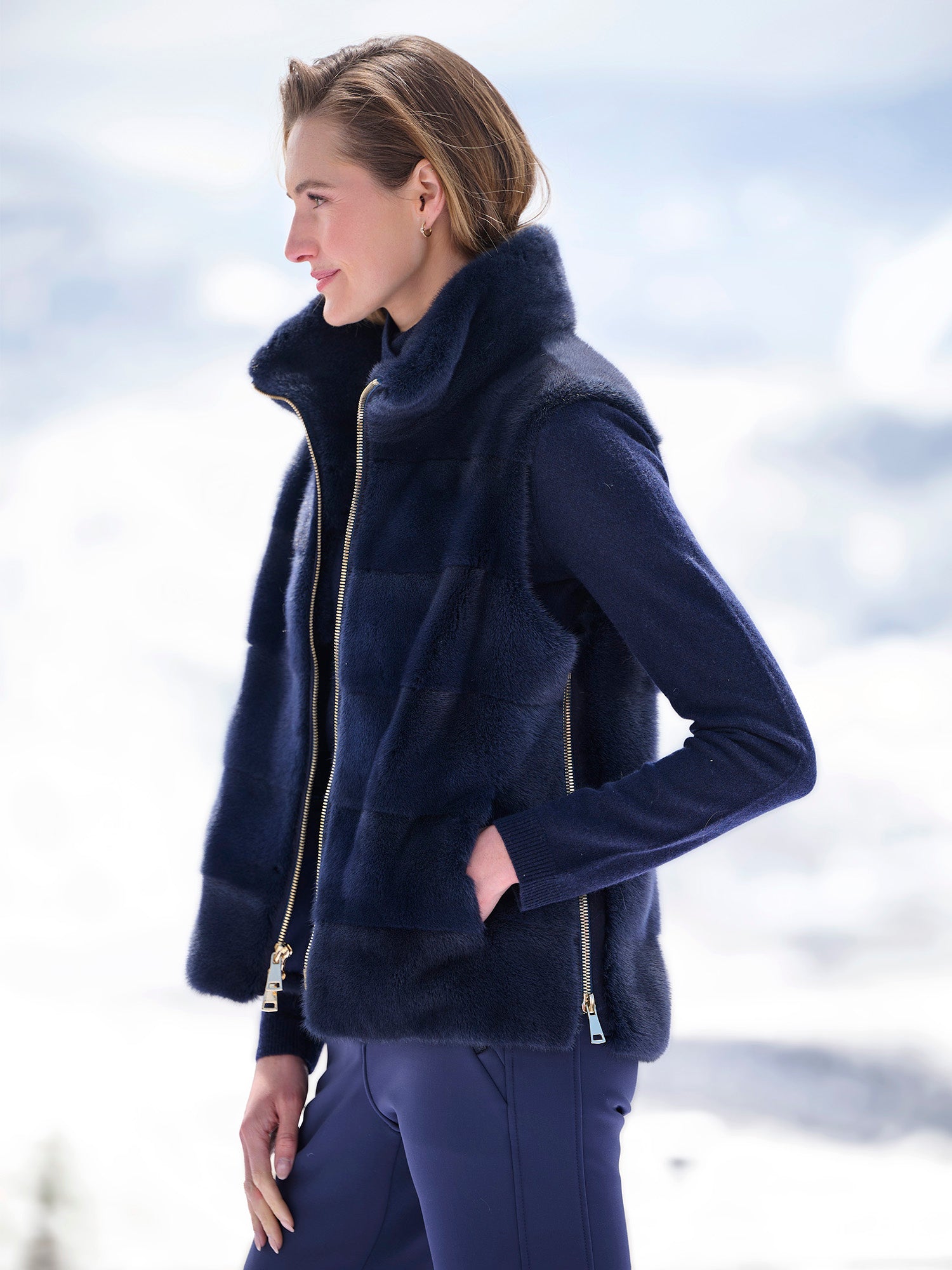 Sarah Mink Fur Vest – Gorsuch