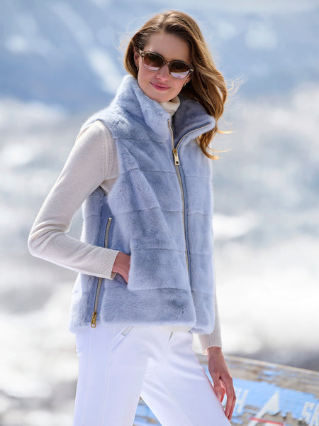 Sarah Mink Fur Vest – Gorsuch