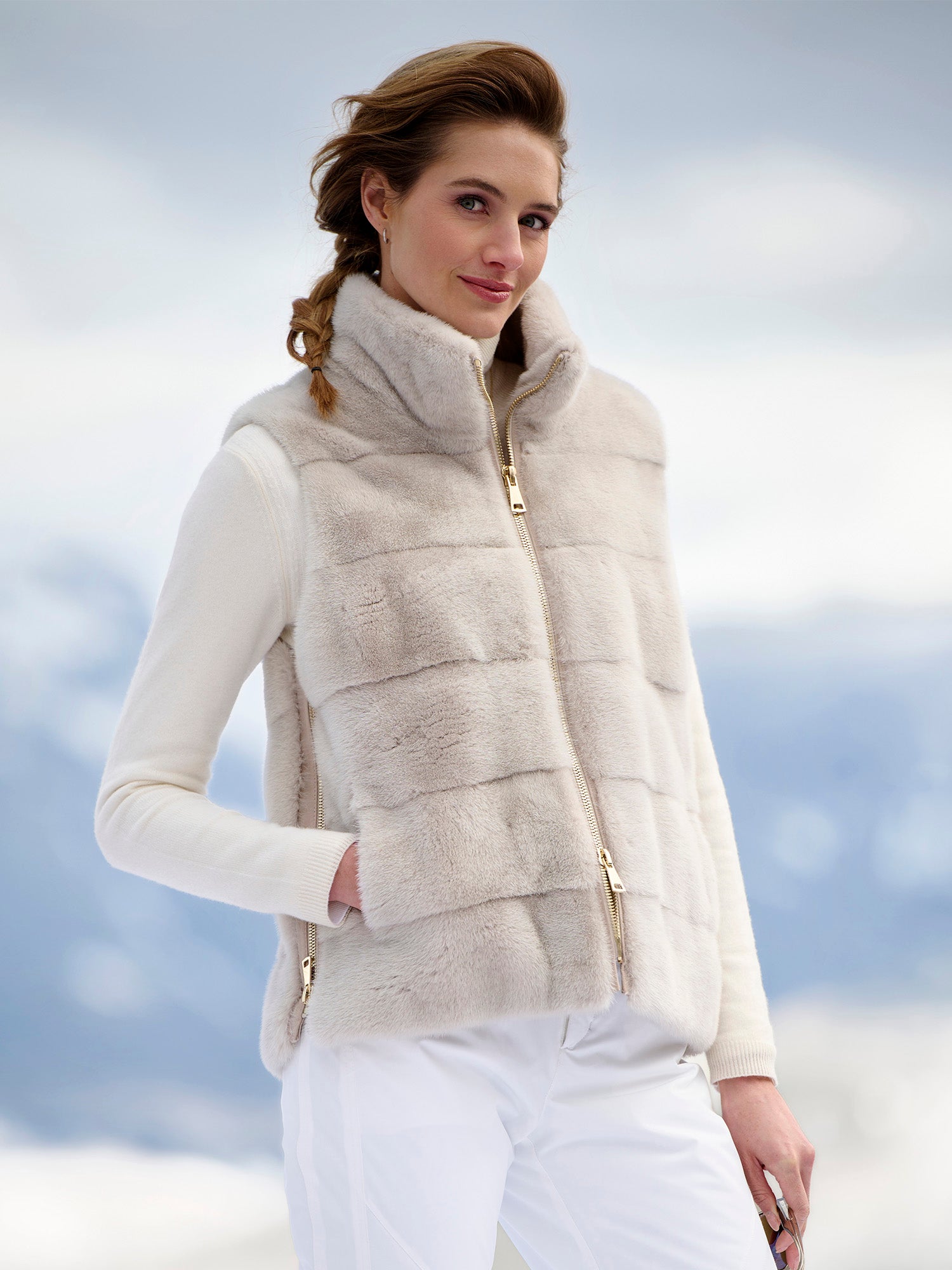 Sarah Mink Fur Vest – Gorsuch