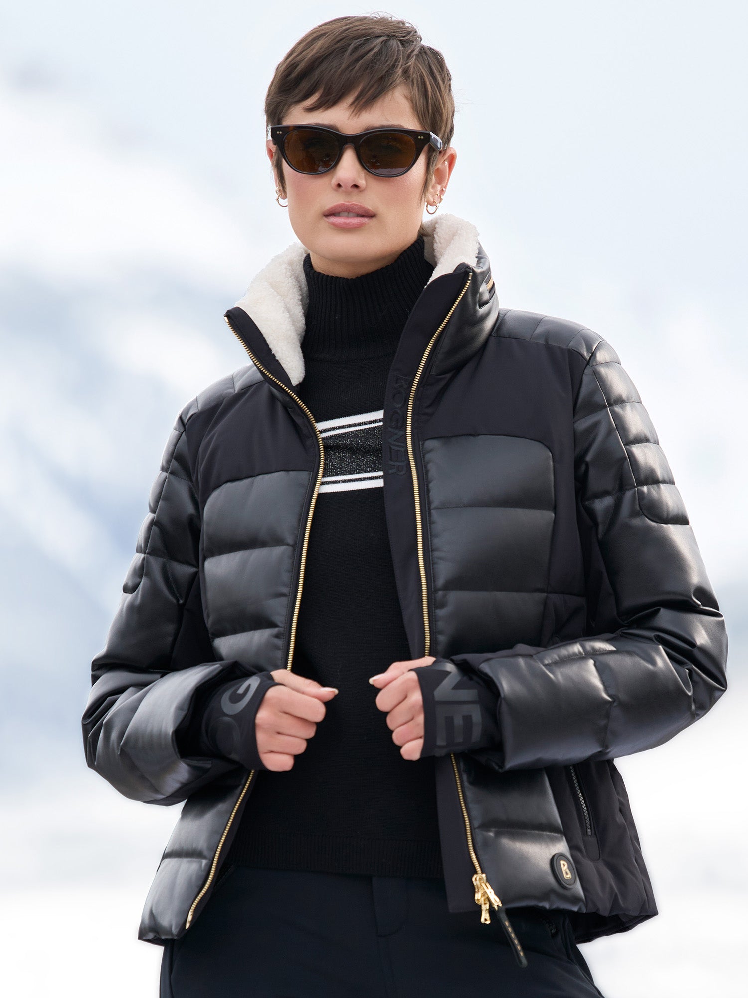Ilana Sport Leather Ski Jacket – Gorsuch