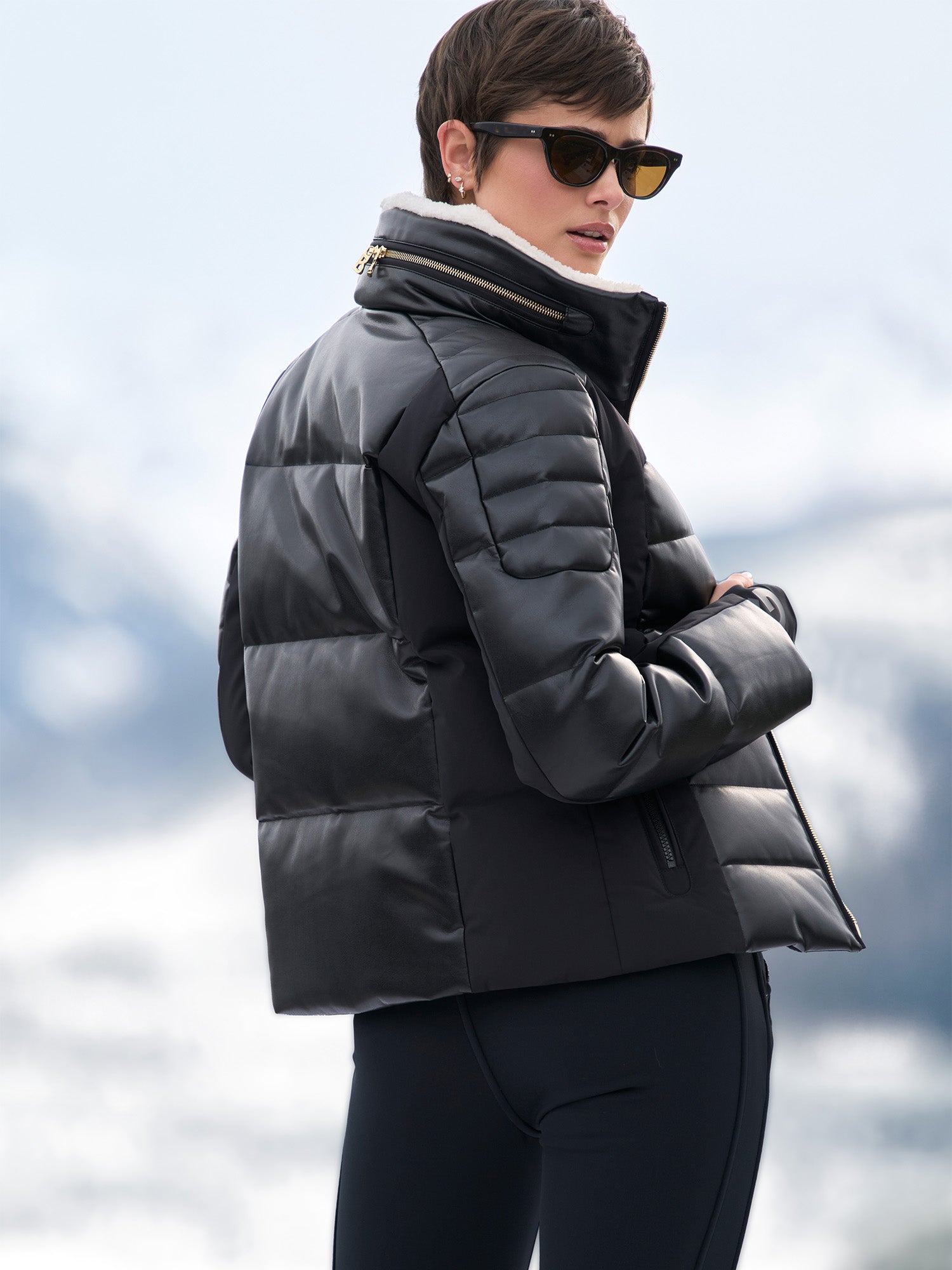 Ilana Sport Leather Ski Jacket – Gorsuch