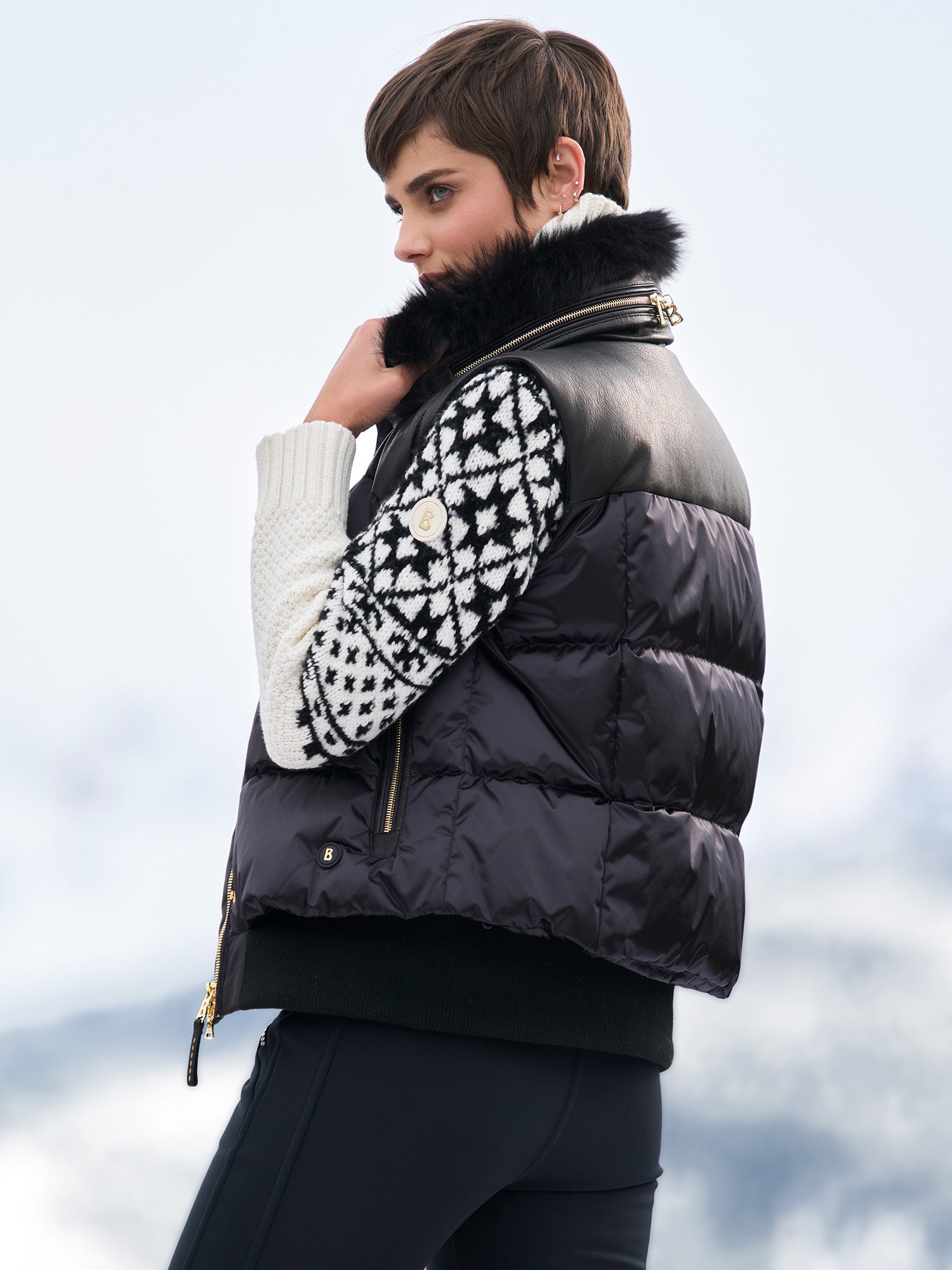 Nelli Satin Down Ski Vest – Gorsuch