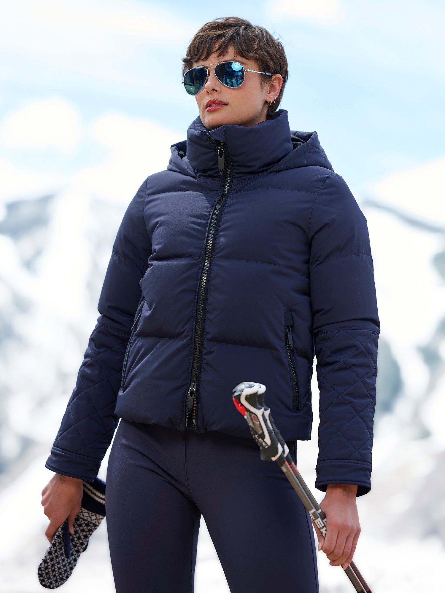 F. HITSUNA SKI WEAR ネイビー　上下 Pine Down Ski Jacket – Gorsuch