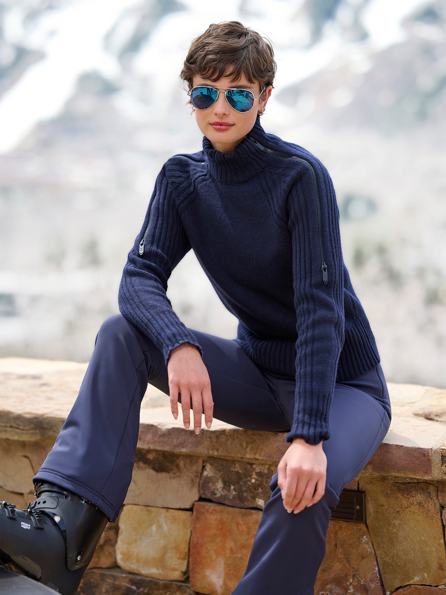 Juliette Mock Neck Ski Sweater – Gorsuch