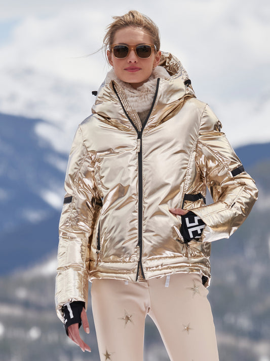 Joanna Metallic Ski Jacket