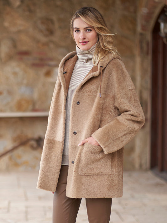 Phoebe Reversible Shearling Coat