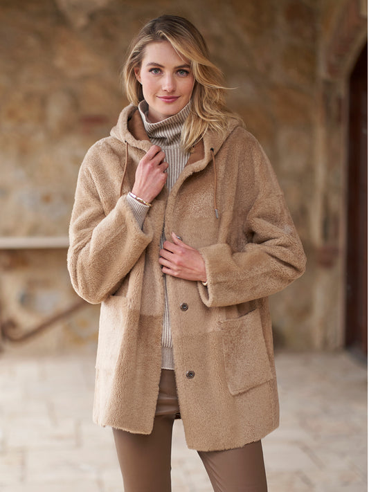 Phoebe Reversible Shearling Coat