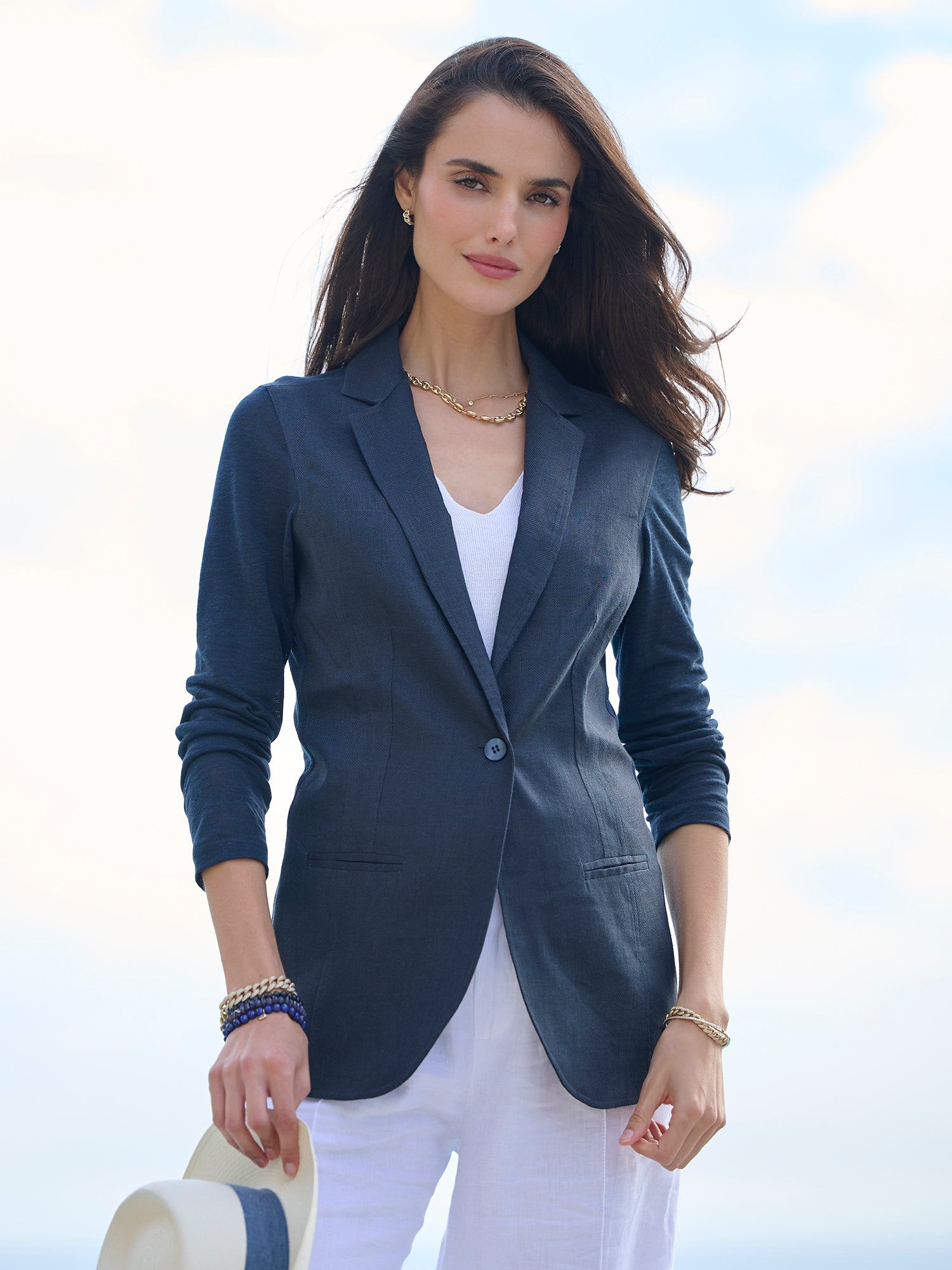 Sud Herringbone Linen Jacket – Gorsuch