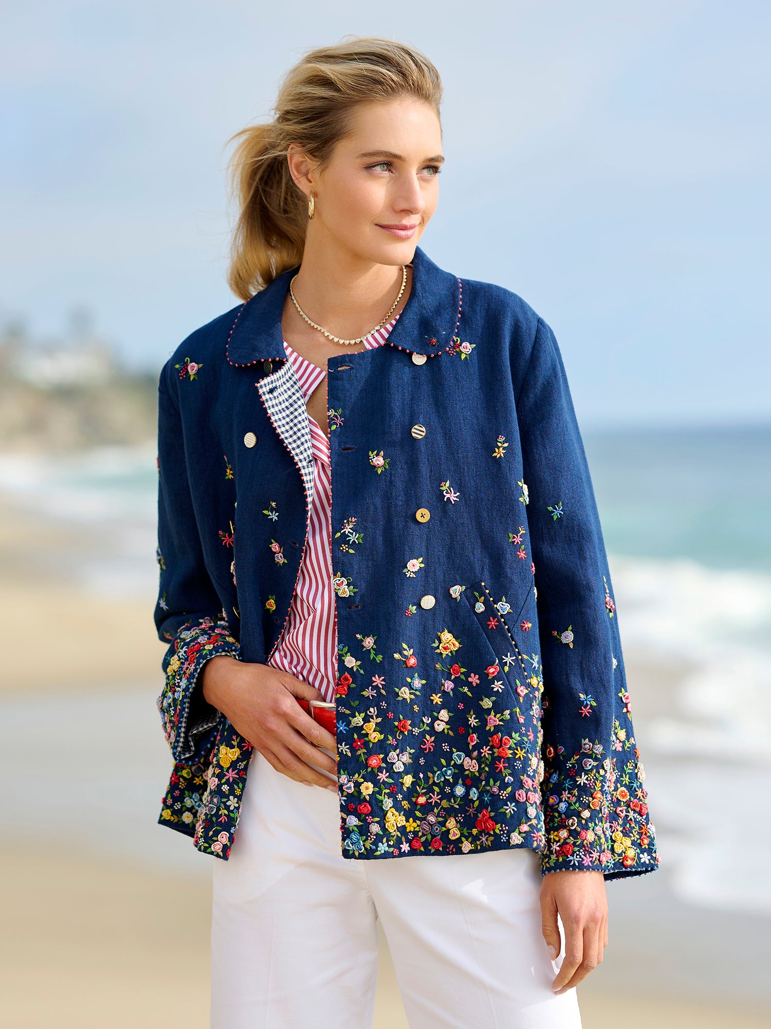 Coeur Rosette Cotton Jacket – Gorsuch