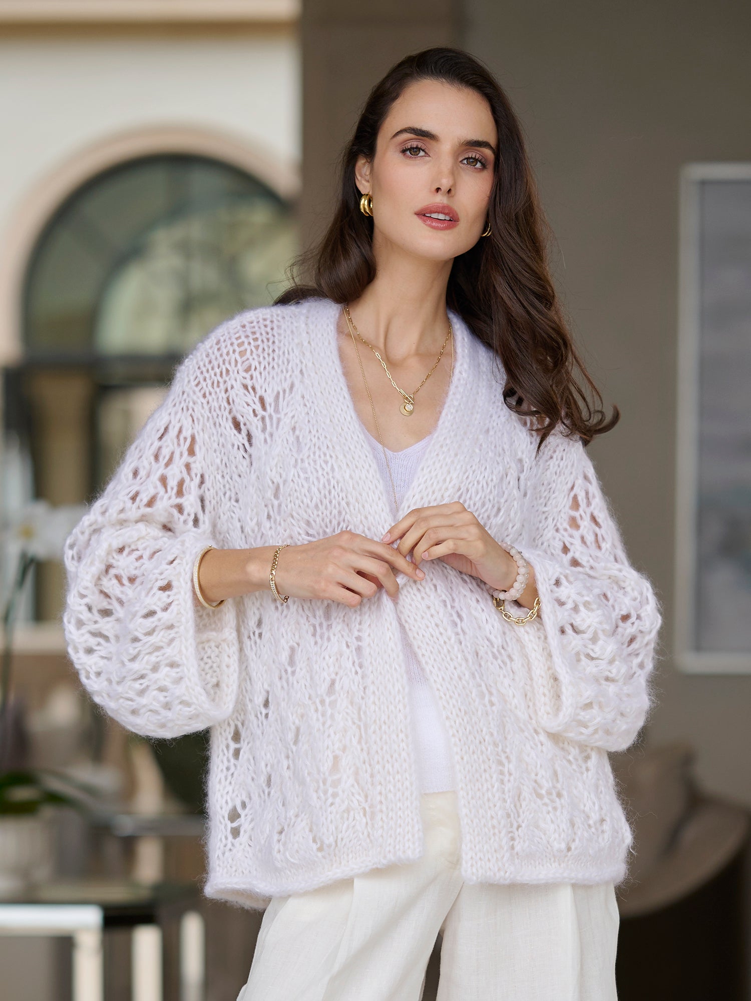 lily sunocoff　The stunning lady cardigan LILY OF THE VALLEY CARDIGAN – Nostalchicks