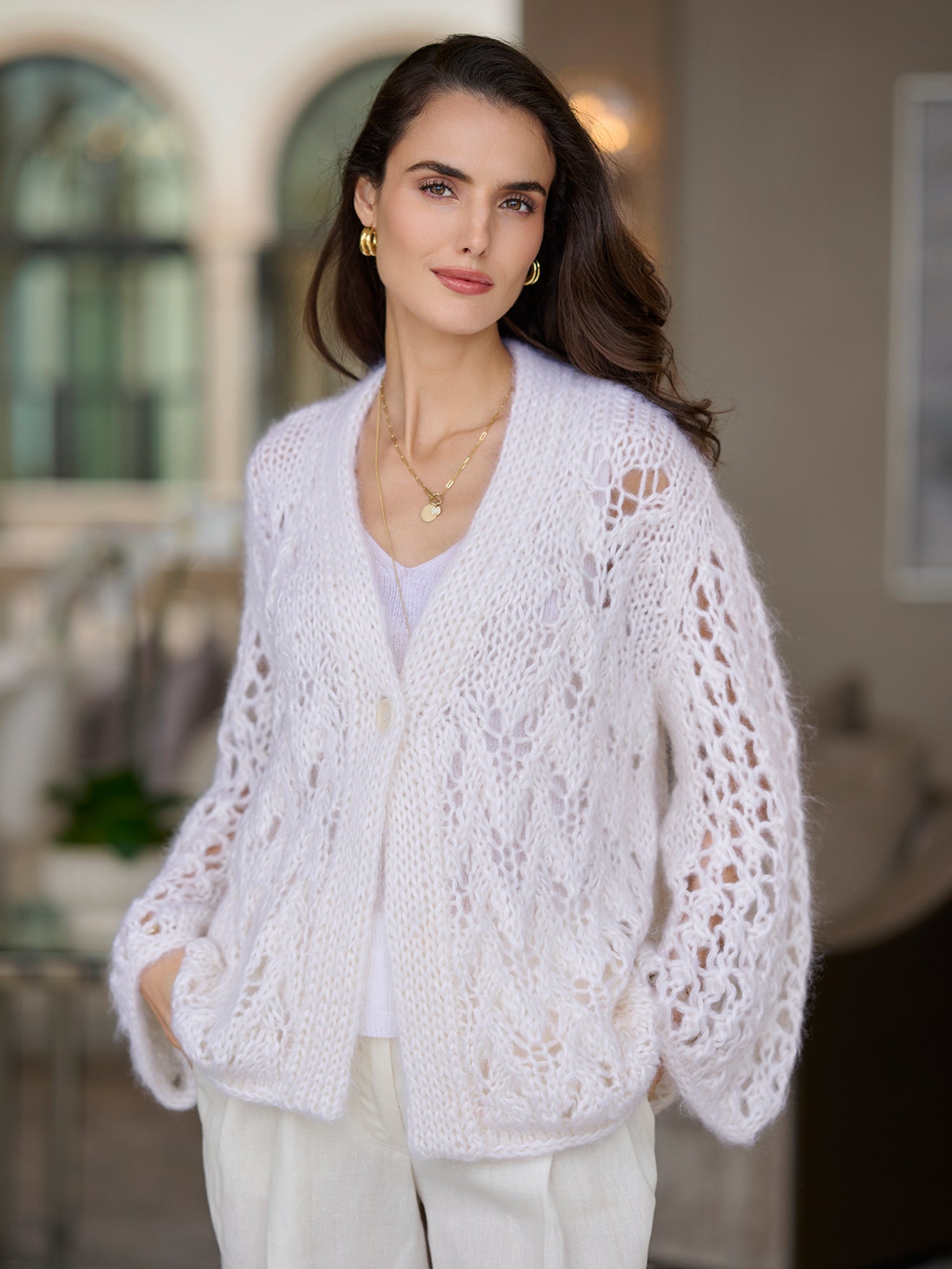Lillie Mohair Silk Cardigan – Gorsuch
