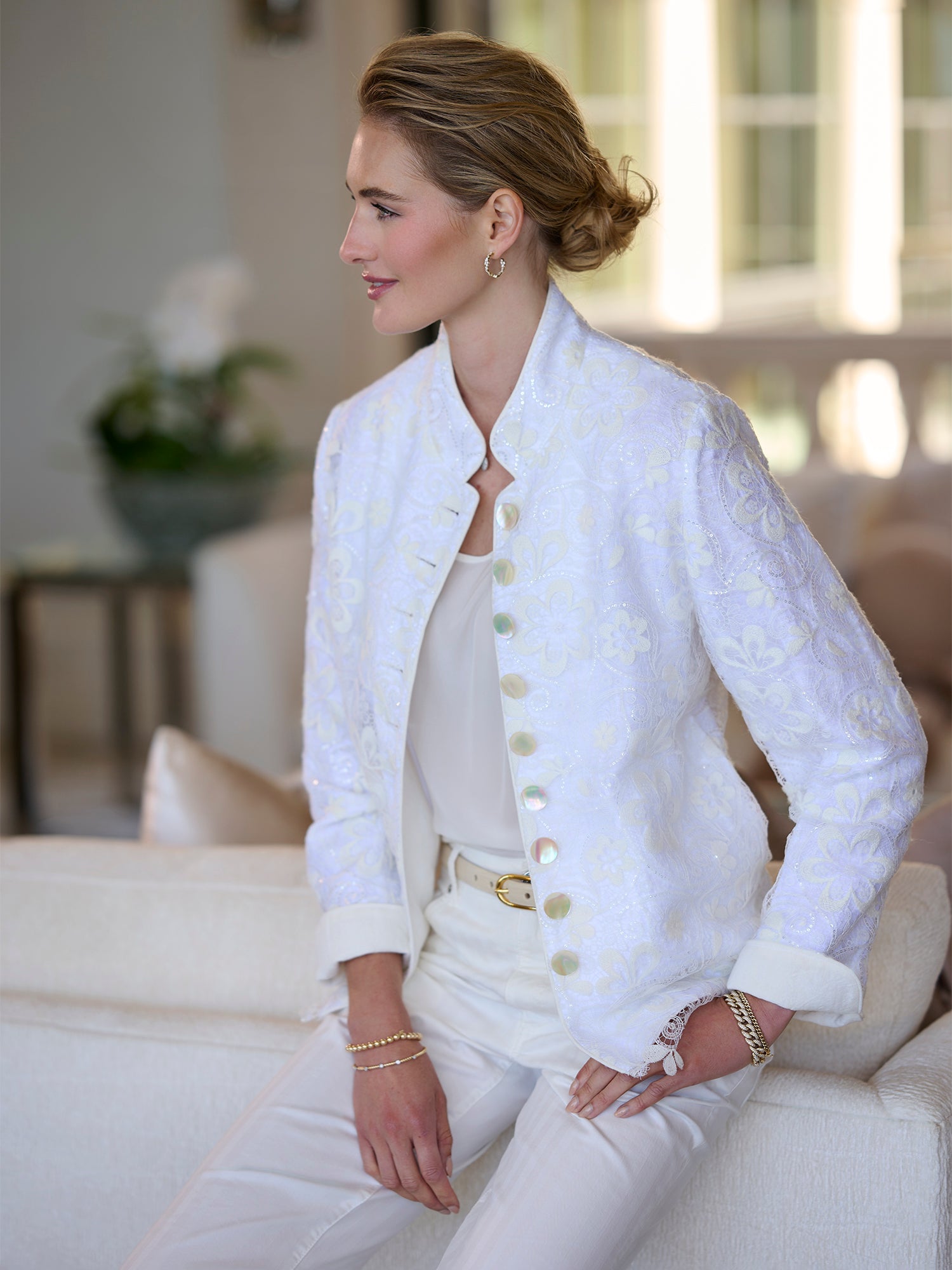ジャケット・アウター EAPHI LINEN LIKE OVER JACKET Evonne Linen Jacket – Gorsuch