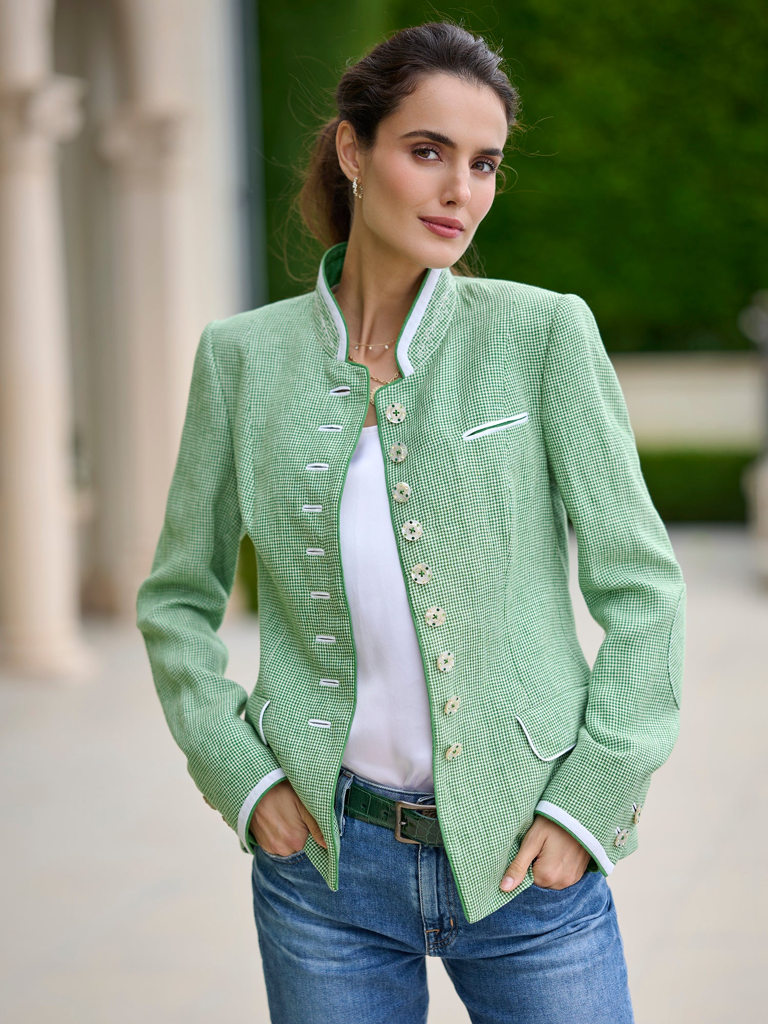 Katharina Linen Jacket – Gorsuch