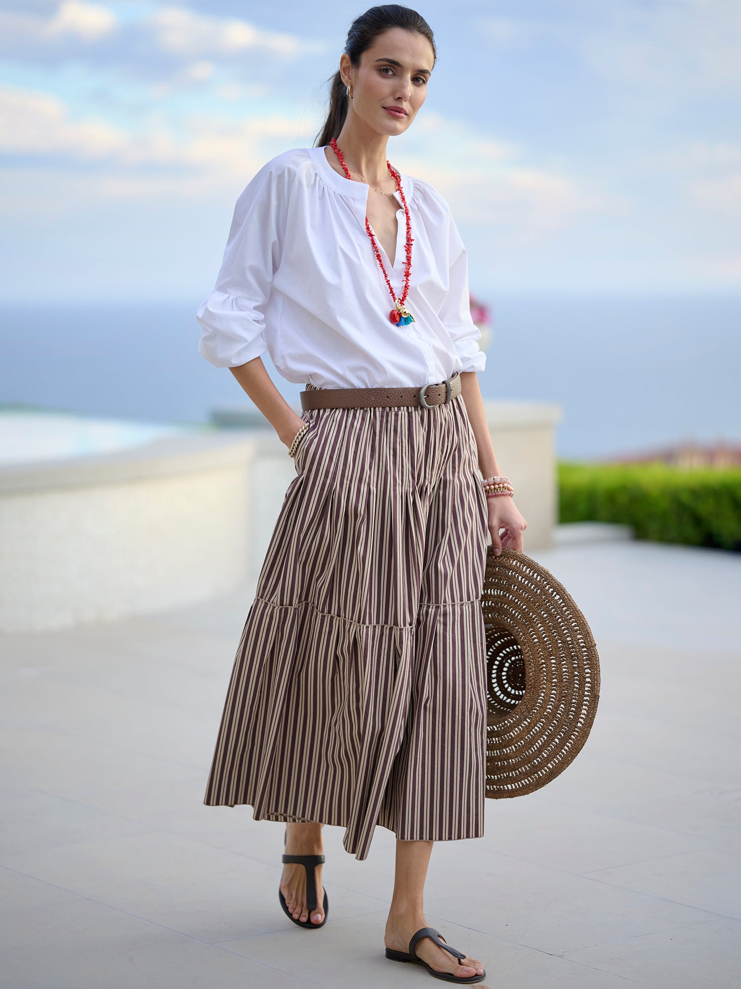 Alexia Stripe Skirt – Gorsuch