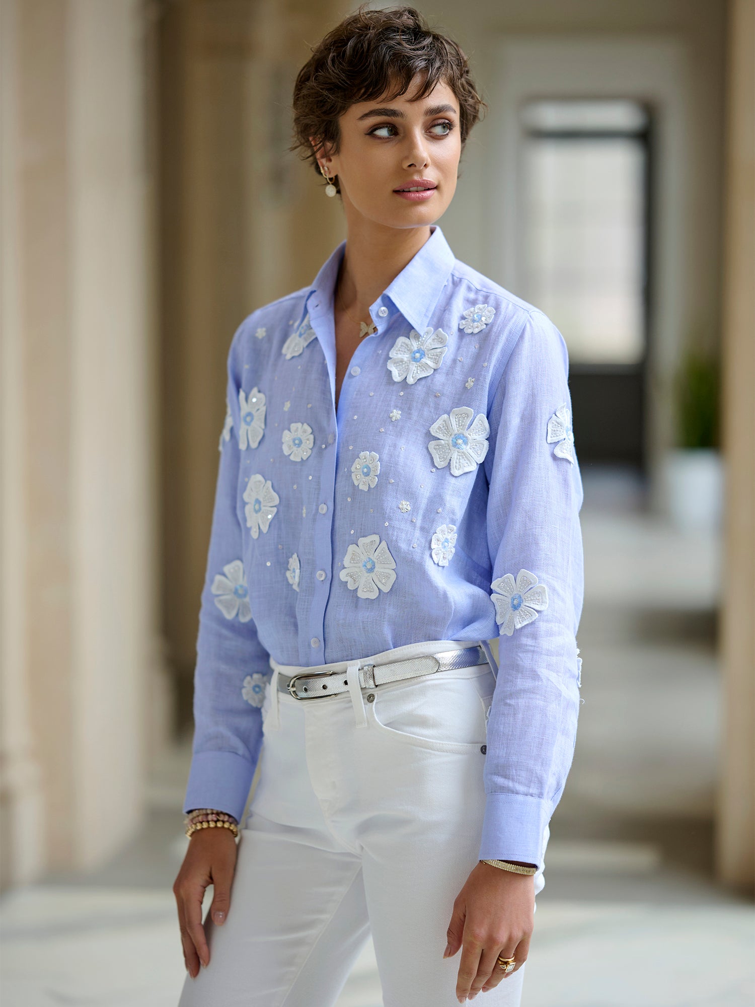Emily Fleur Linen Shirt – Gorsuch