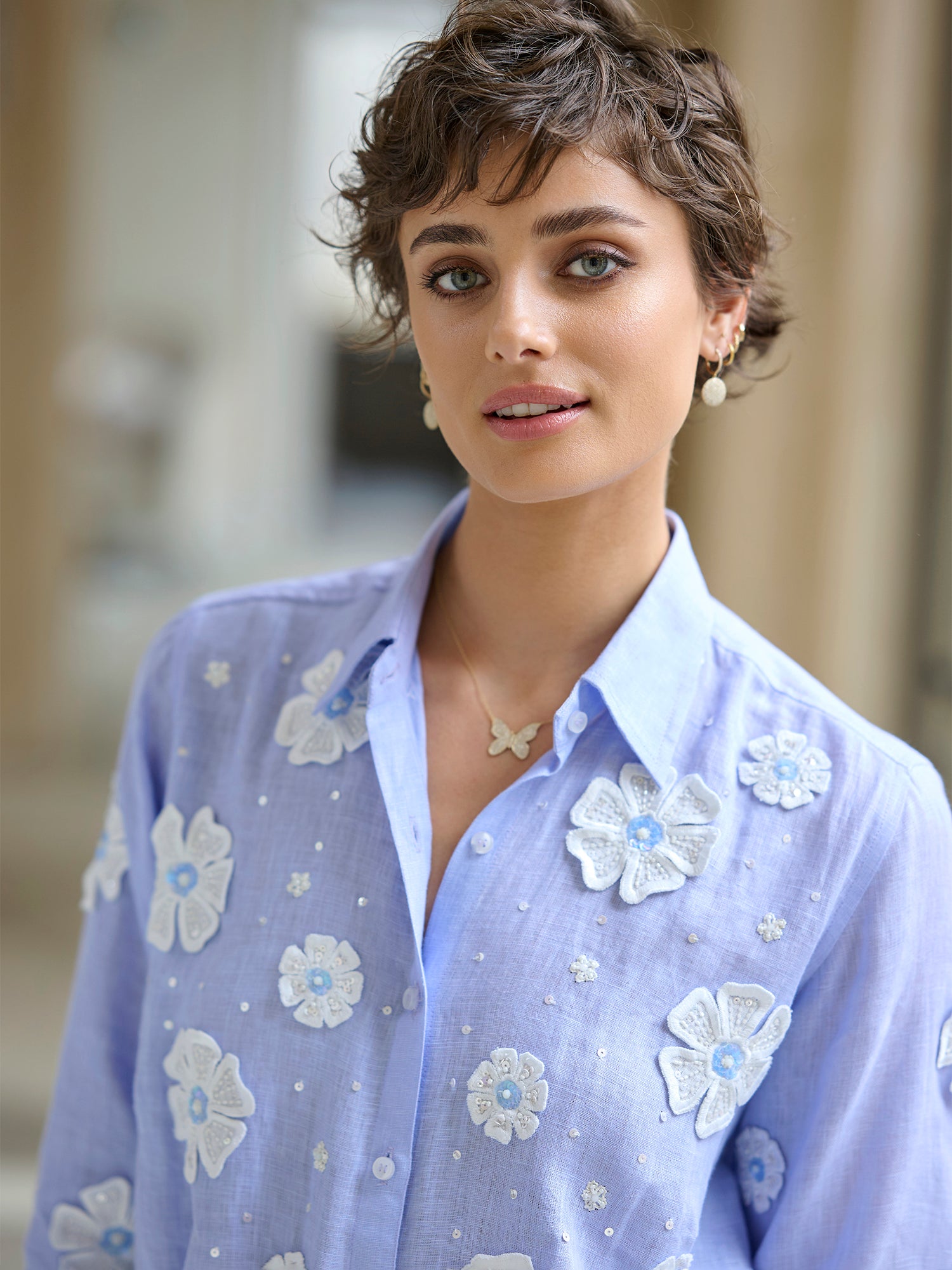 Emily Fleur Linen Shirt – Gorsuch