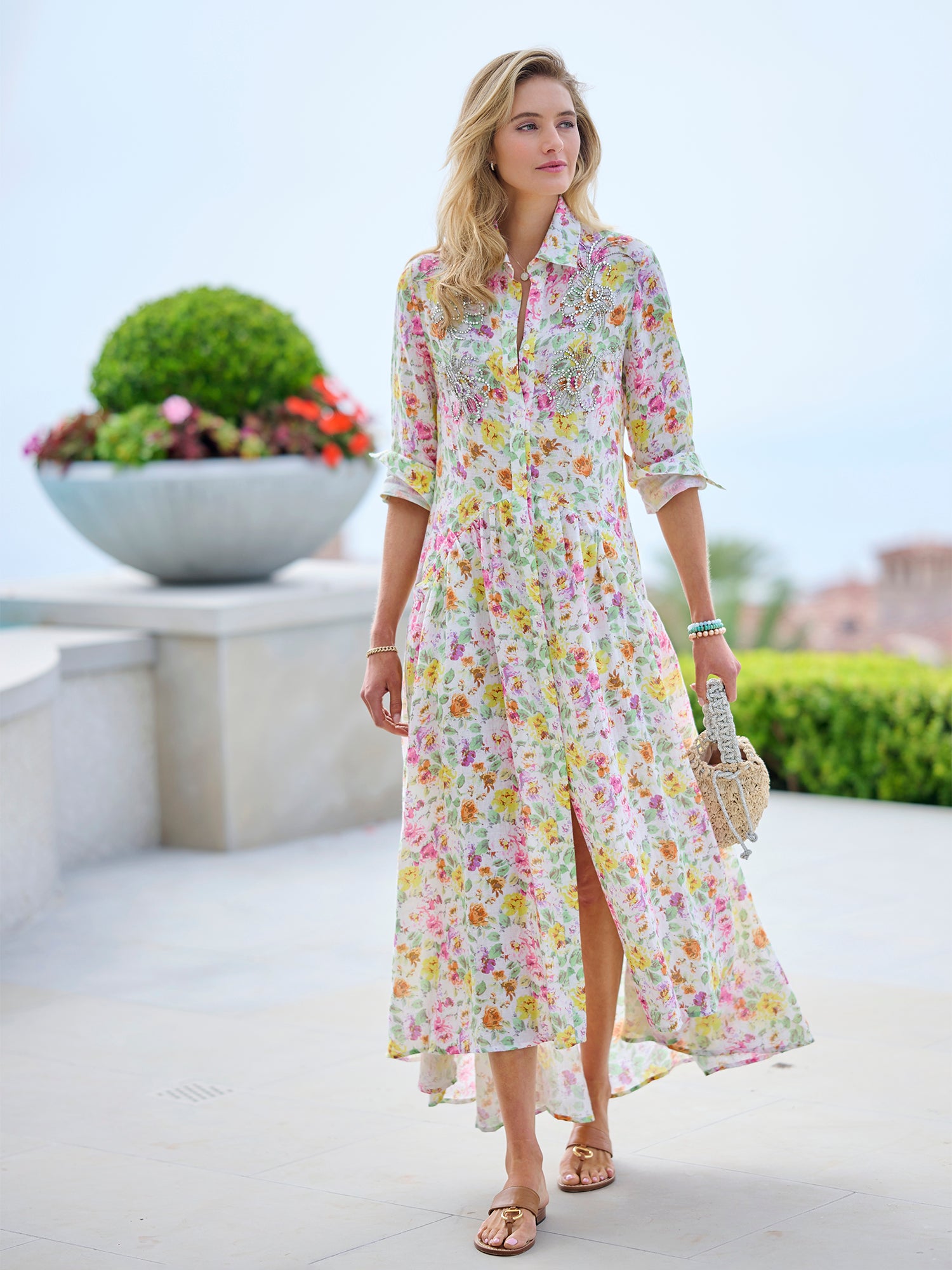 Licia Flower Embroidered Dress – Gorsuch