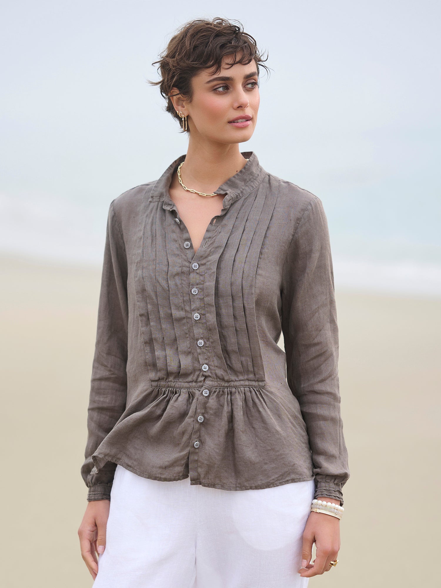 Nora Tux Linen Shirt – Gorsuch