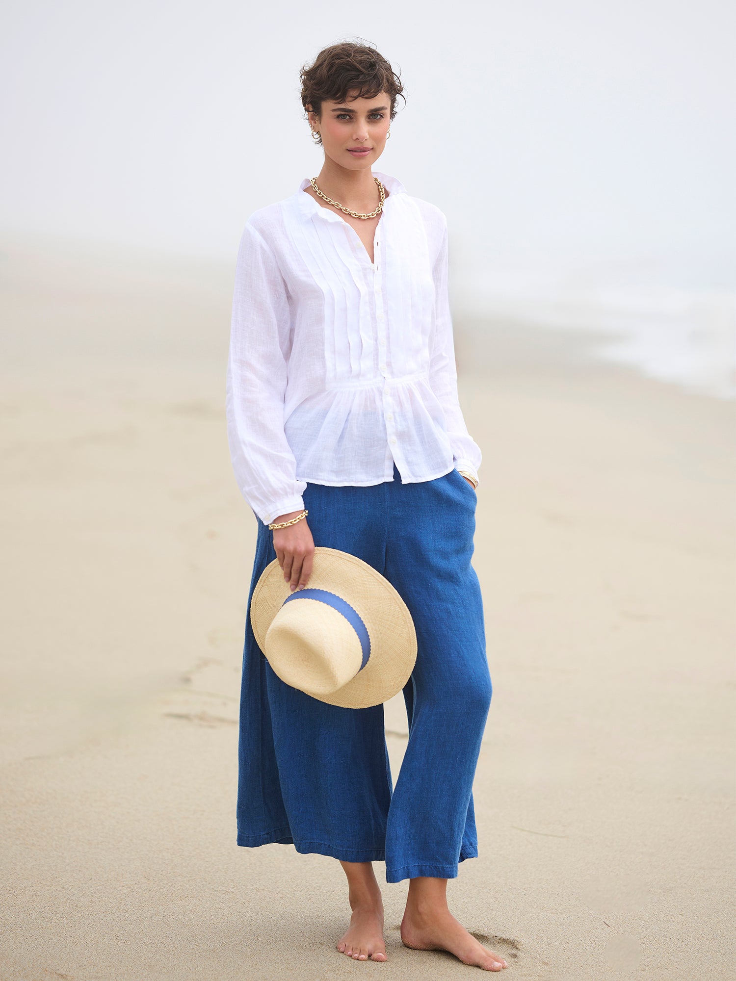 Glamb - Carson Cropped Pants ブルー Glamb - Carson Cropped Pants ブルー - メルカリ