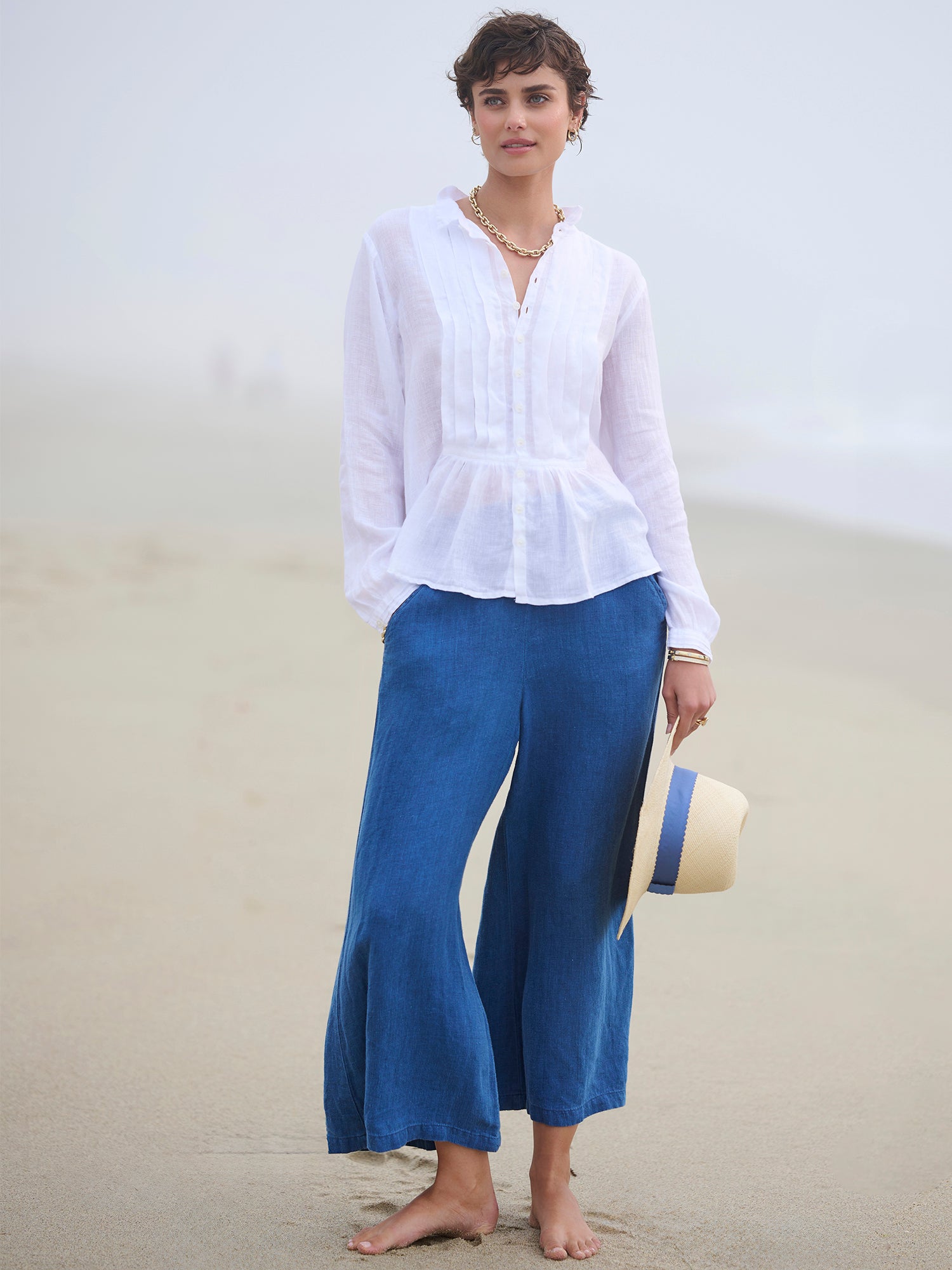 Clea Crop Linen Pant – Gorsuch