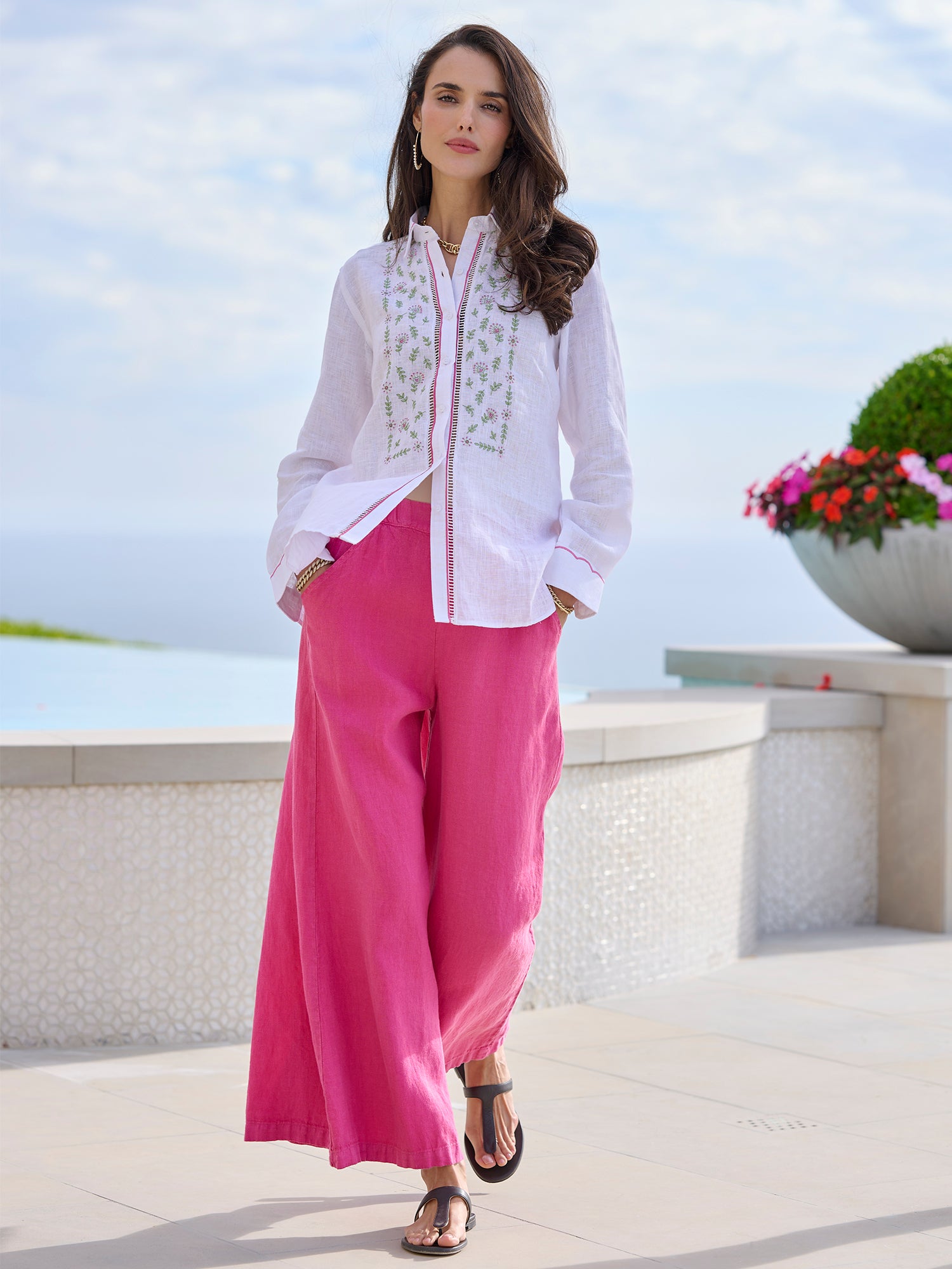 Clea Linen Twill Pant – Gorsuch