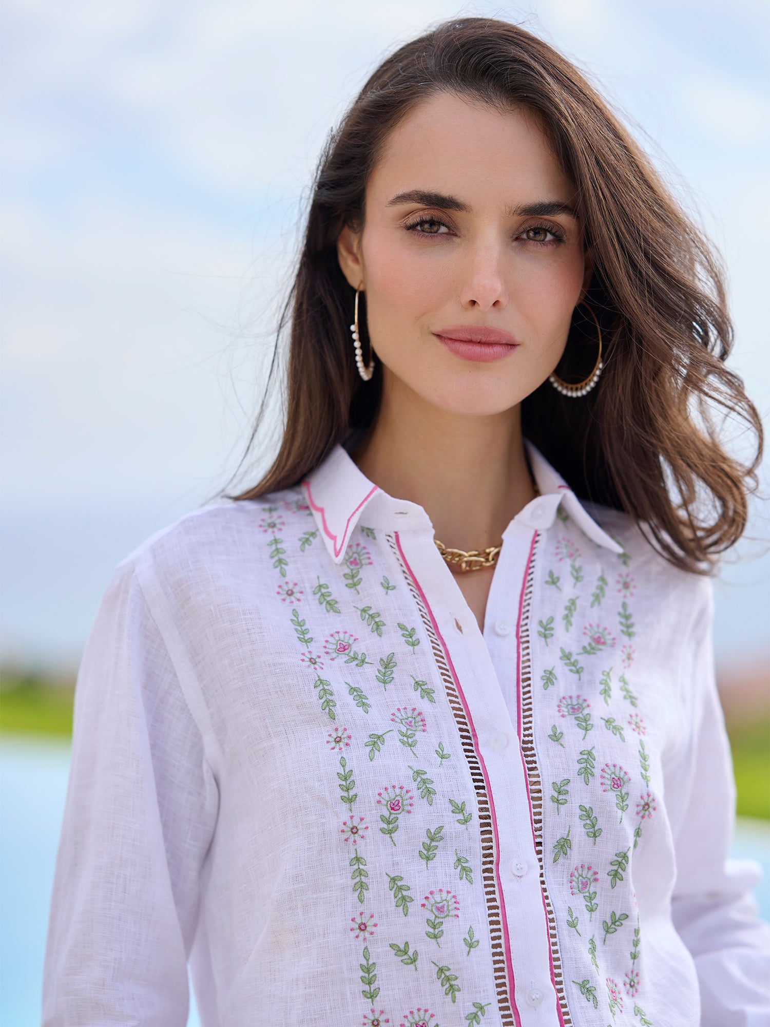 Eliza Floral Linen Shirt – Gorsuch
