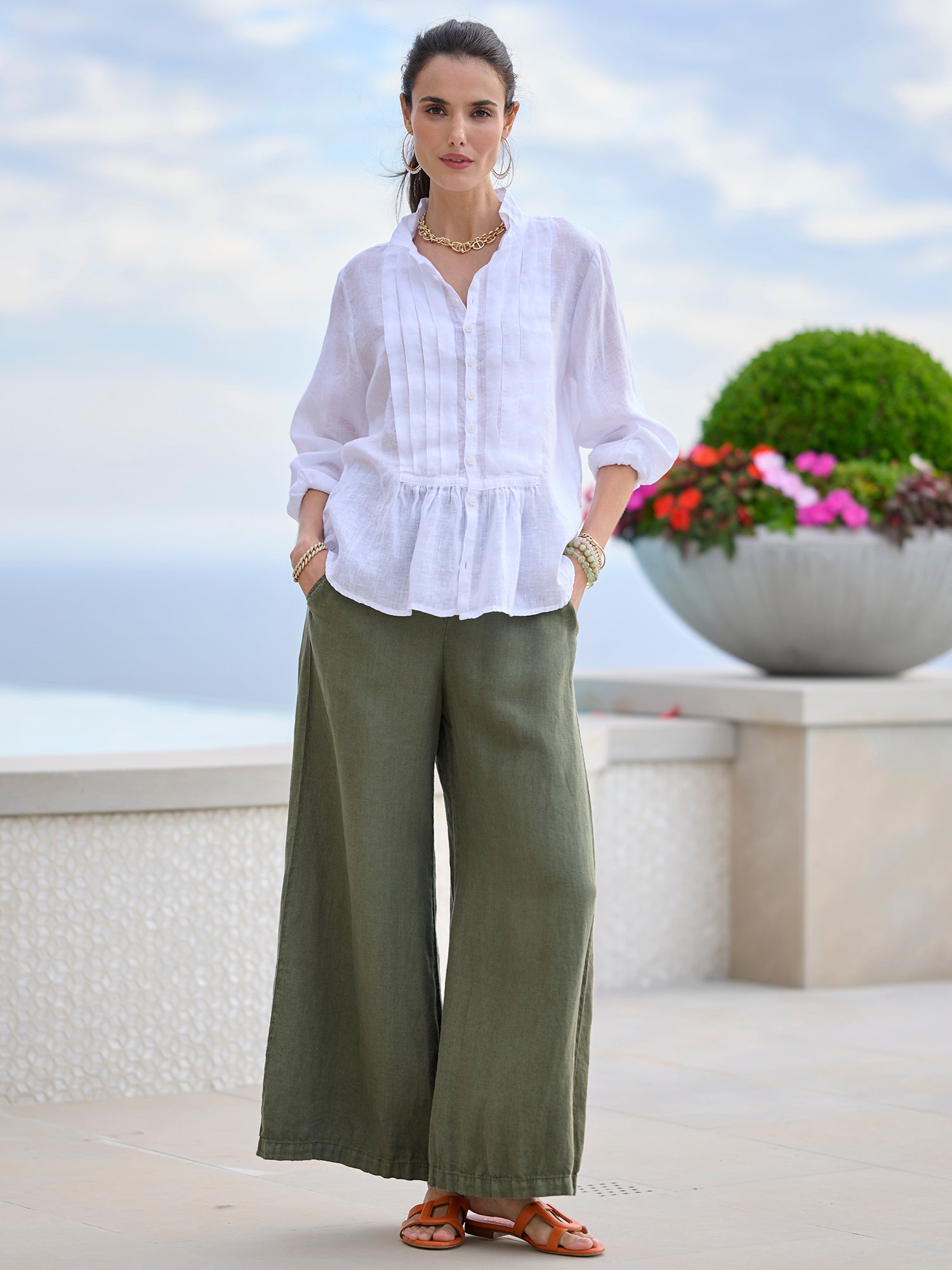 Nora Tux Linen Shirt – Gorsuch